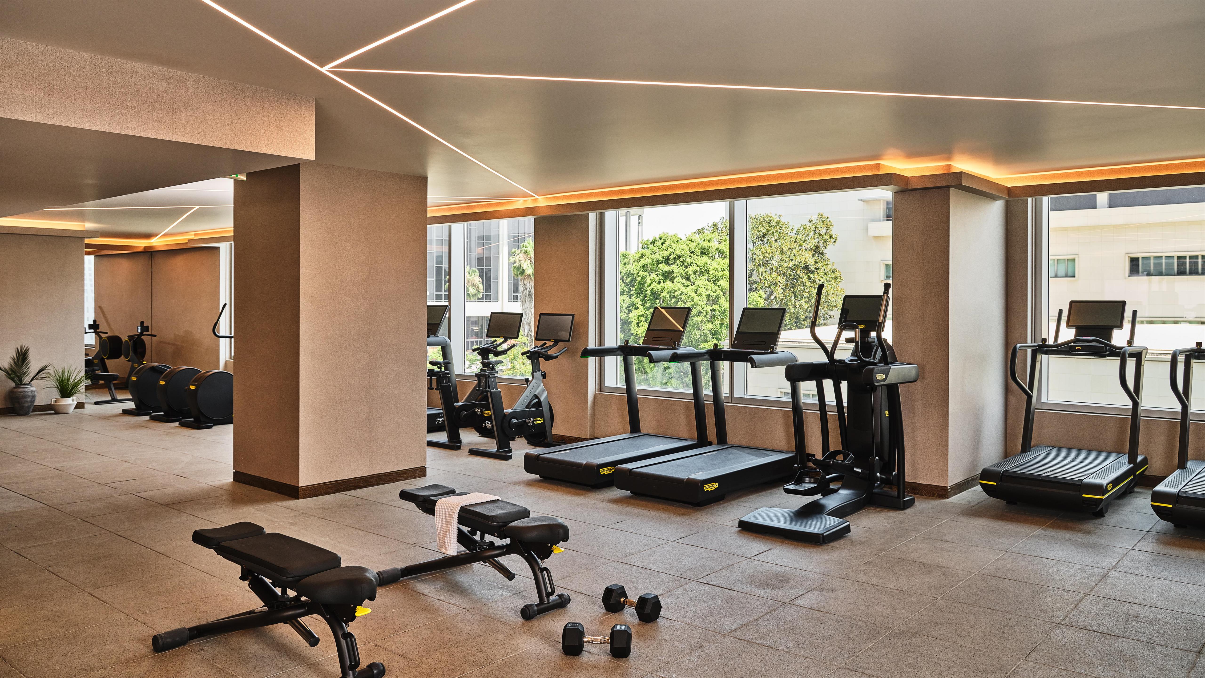 Health club fitness center gym | Conrad Los Angeles