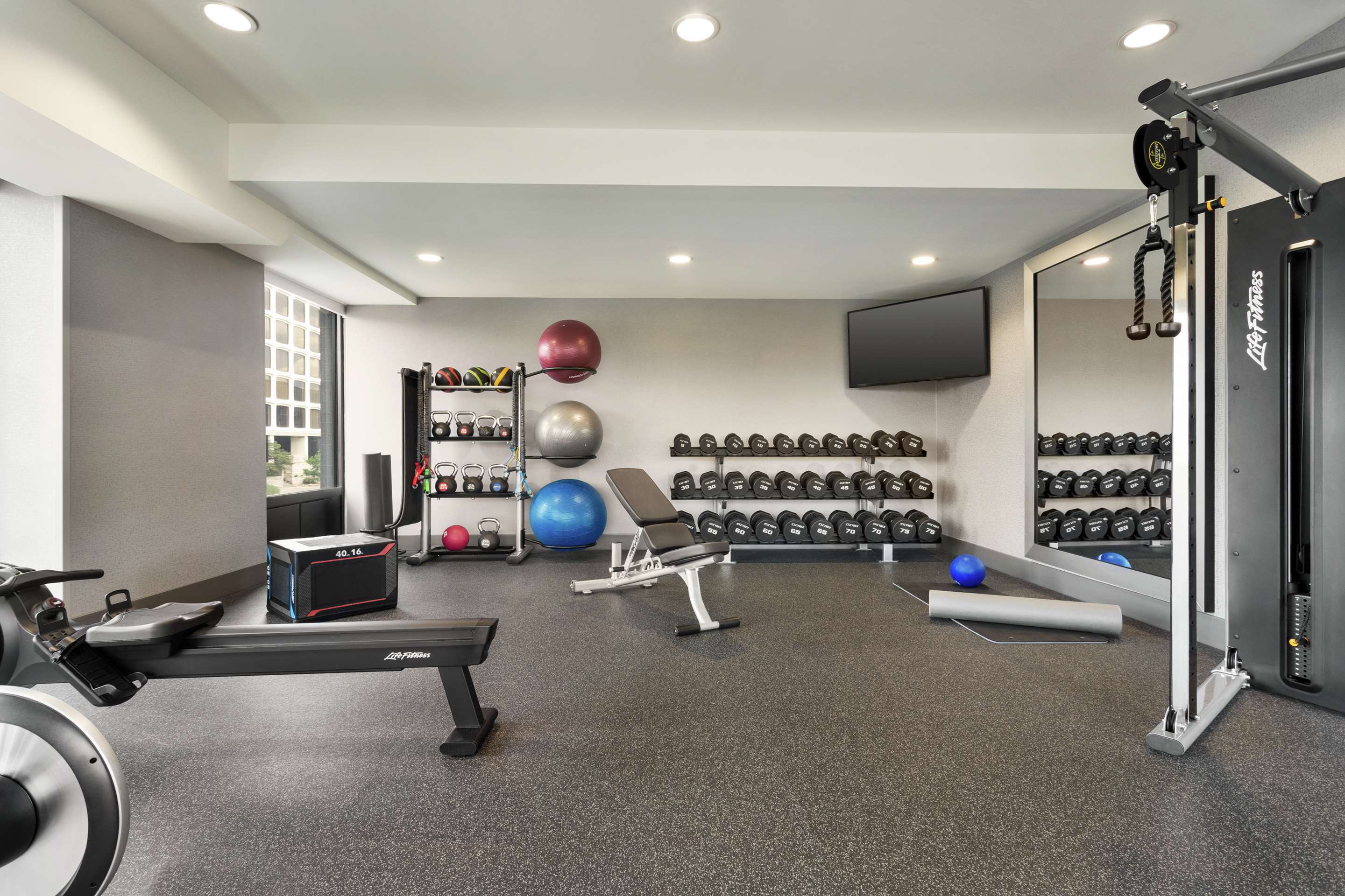 Health club fitness center gym
