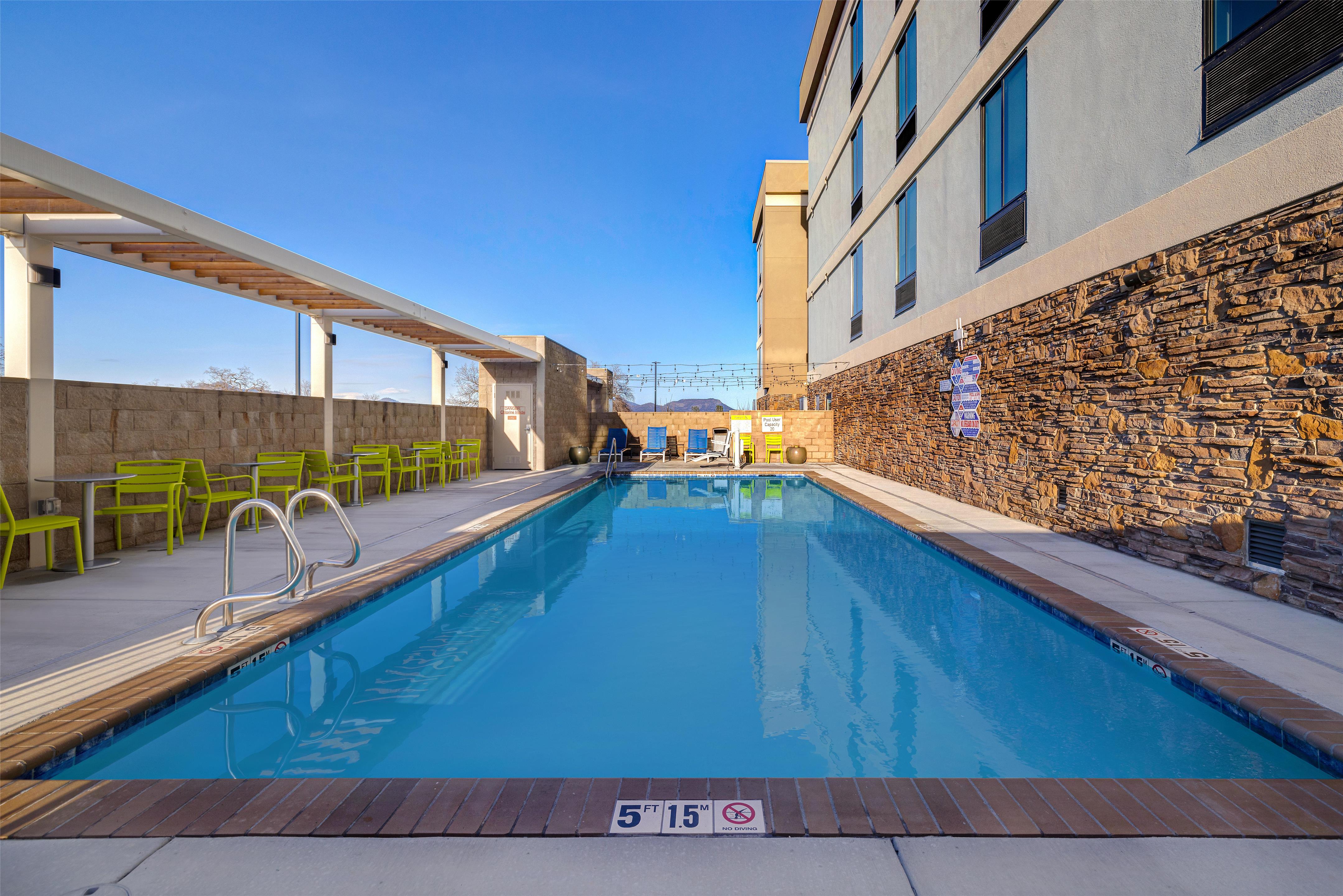 Pool | Home2 Suites By Hilton Redding
