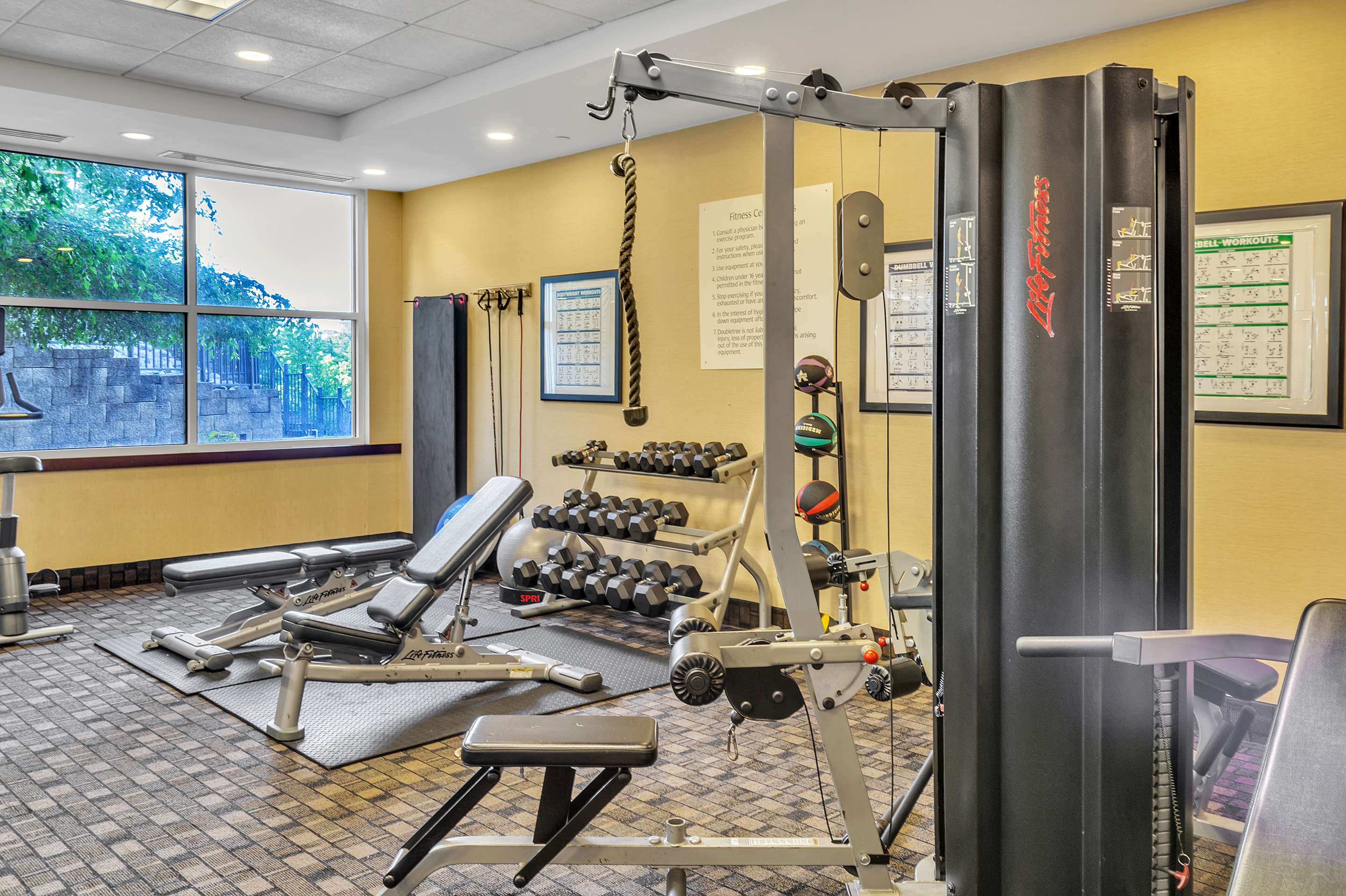 Health club fitness center gym