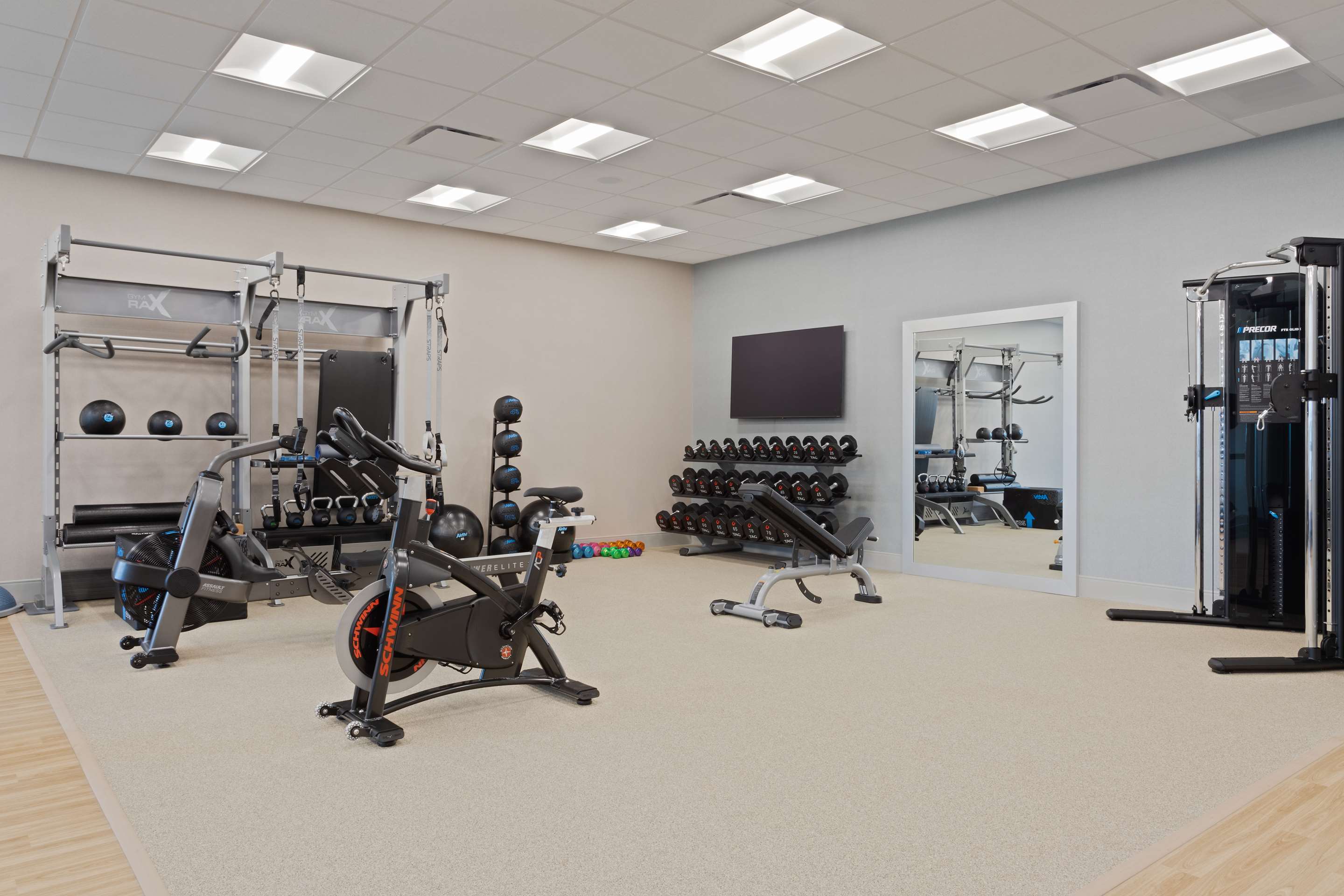 Health club fitness center gym | Homewood Suites by Hilton Panama City Beach