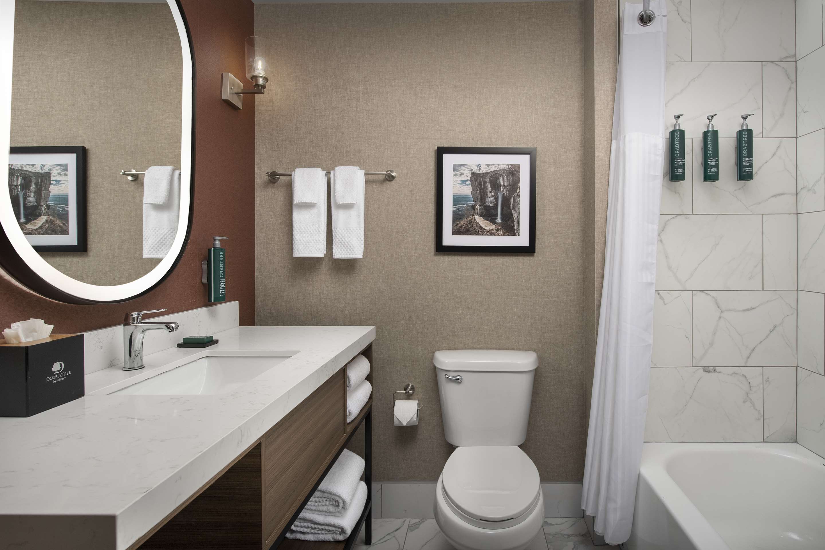 Guest room bath