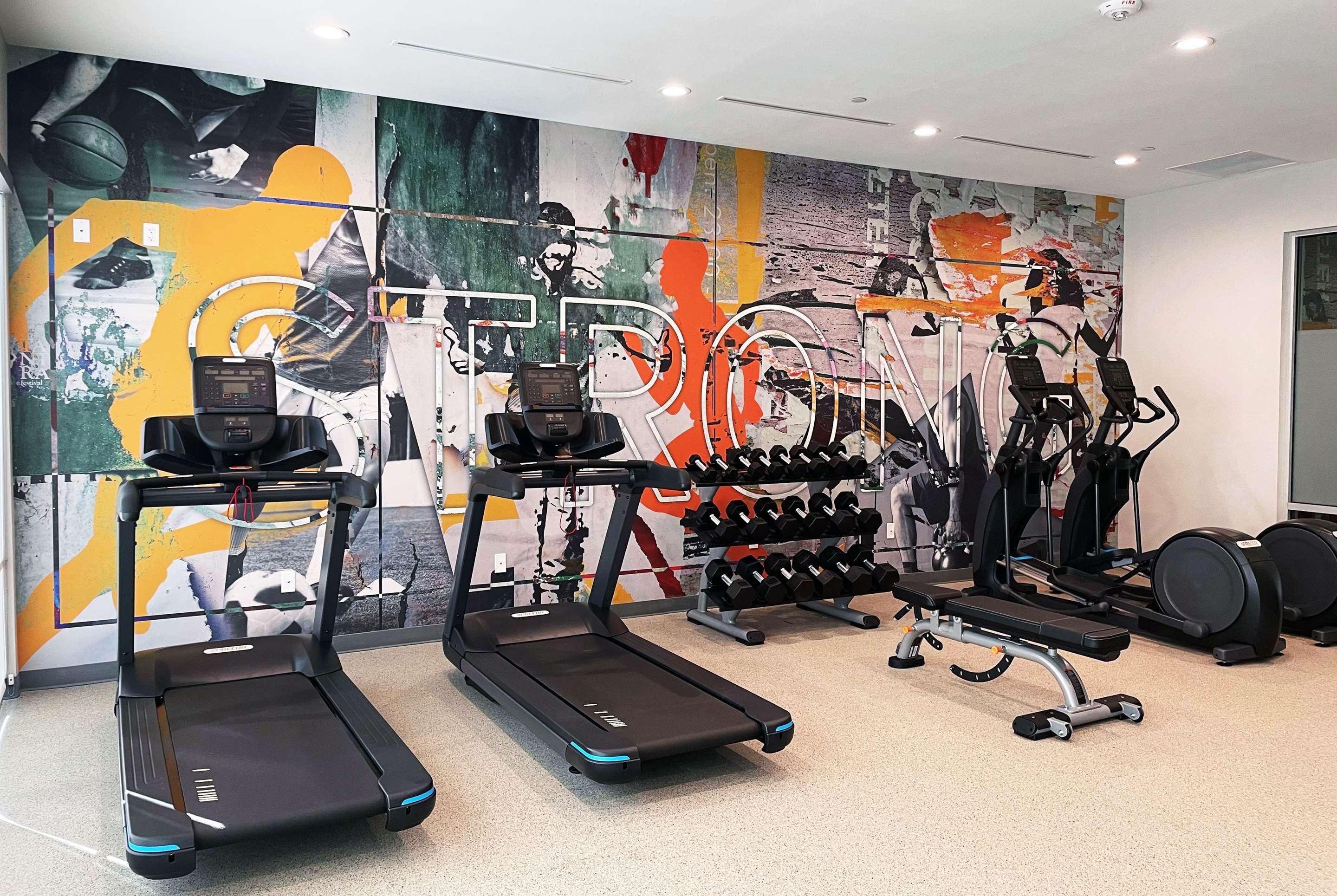Health club fitness center gym
