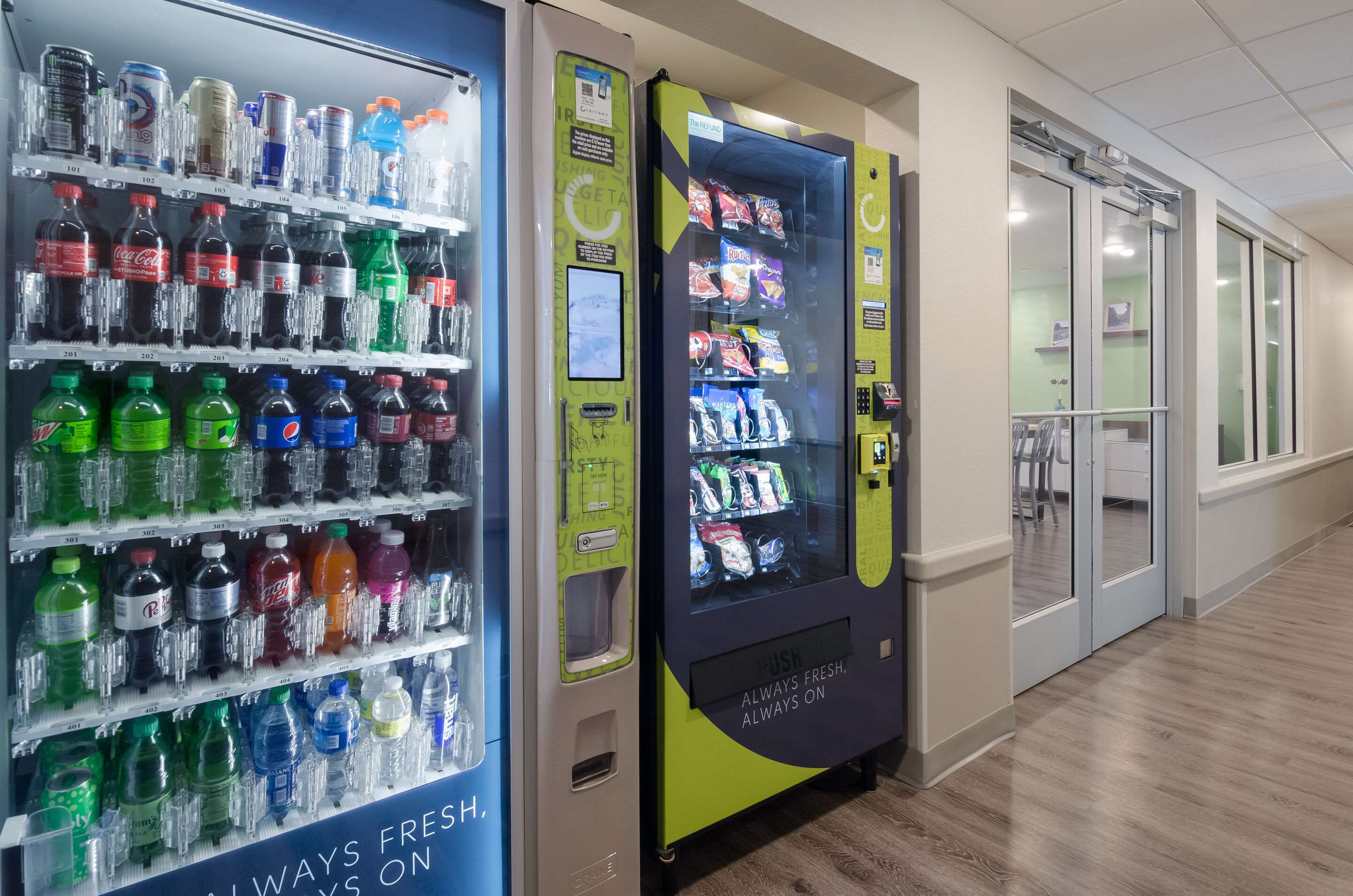 Hotel vending area