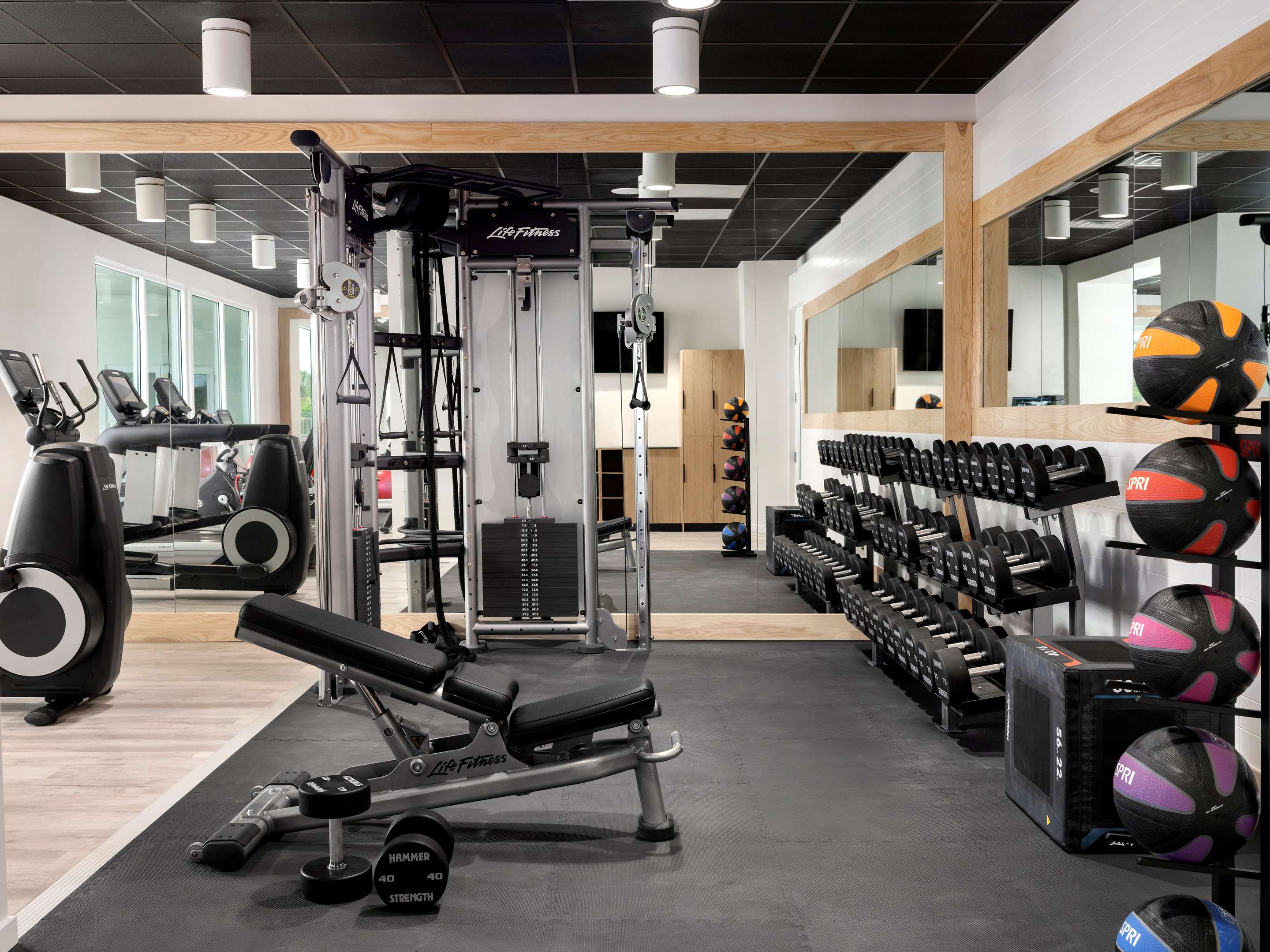 Health club fitness center gym | Hilton Garden Inn Cocoa Beach Oceanfront
