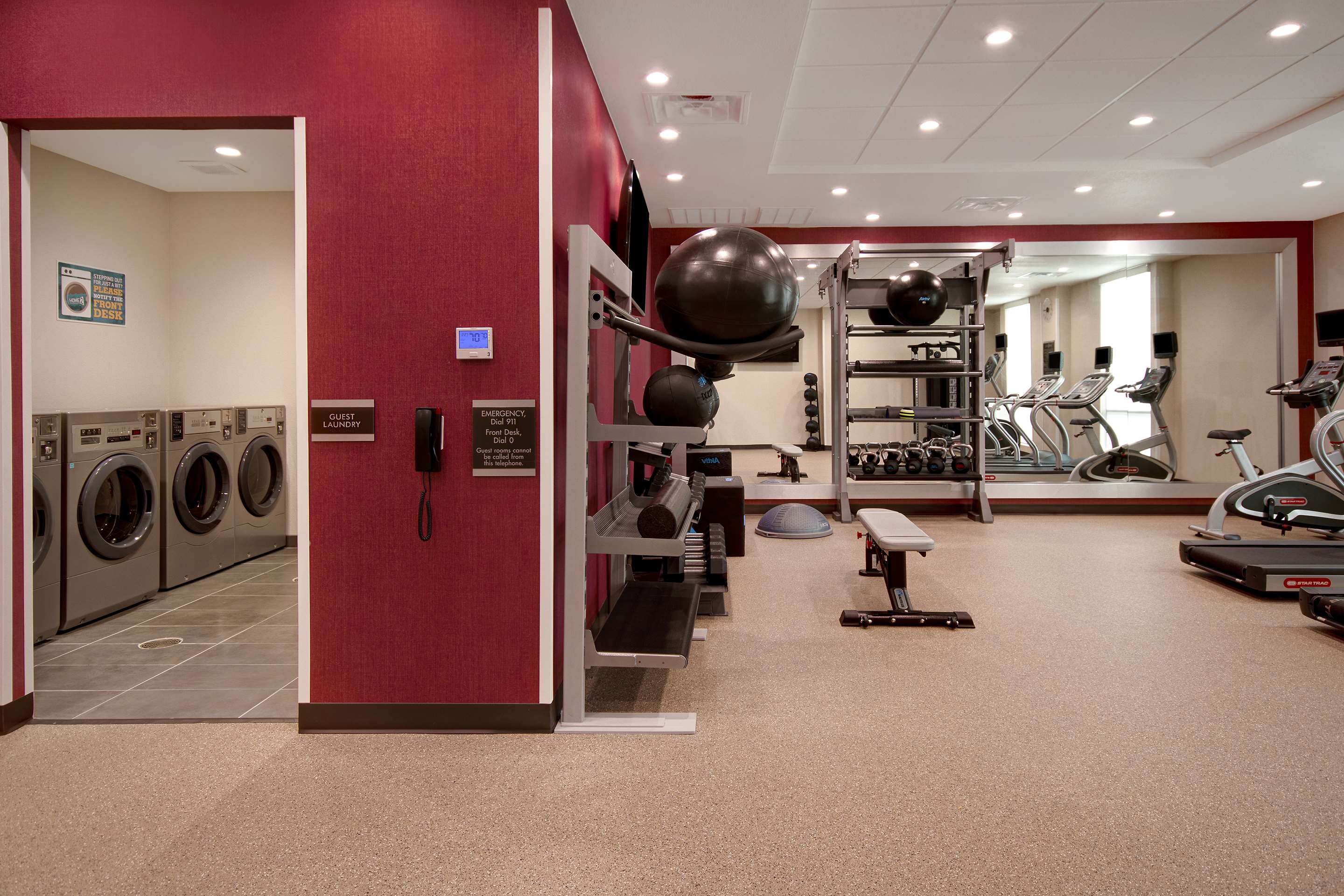 Health club fitness center gym