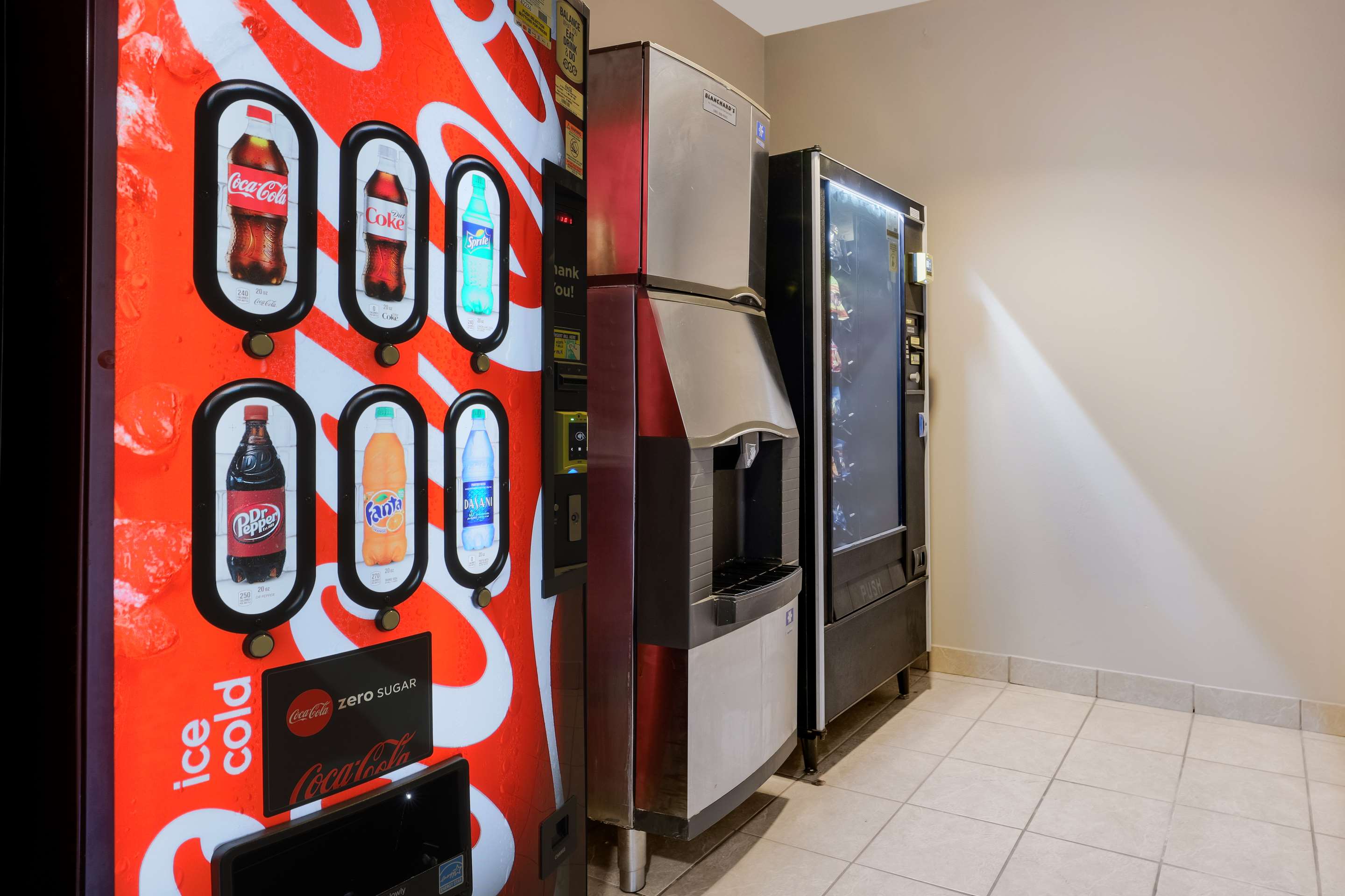 Hotel vending area