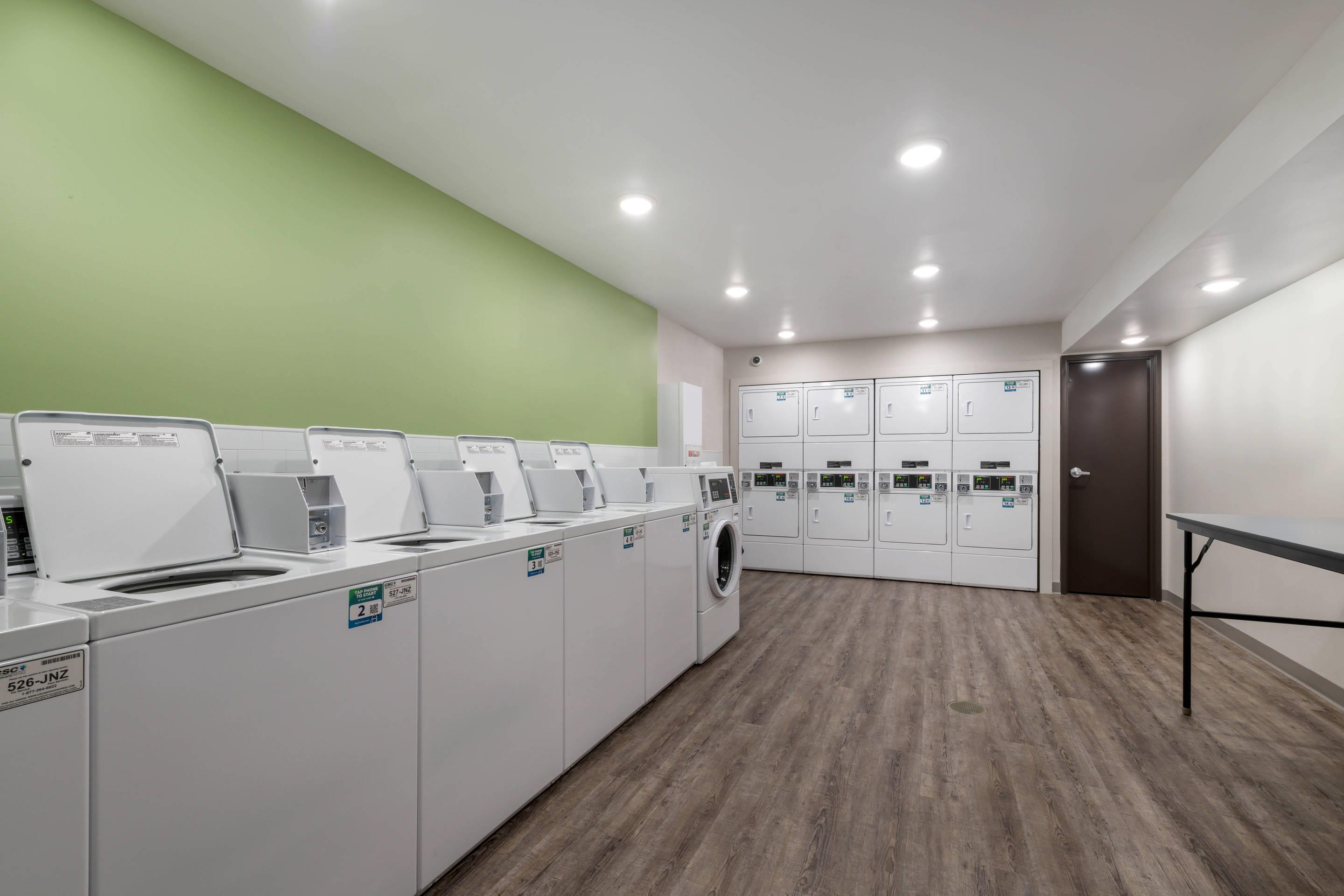 Guest laundry facilities
