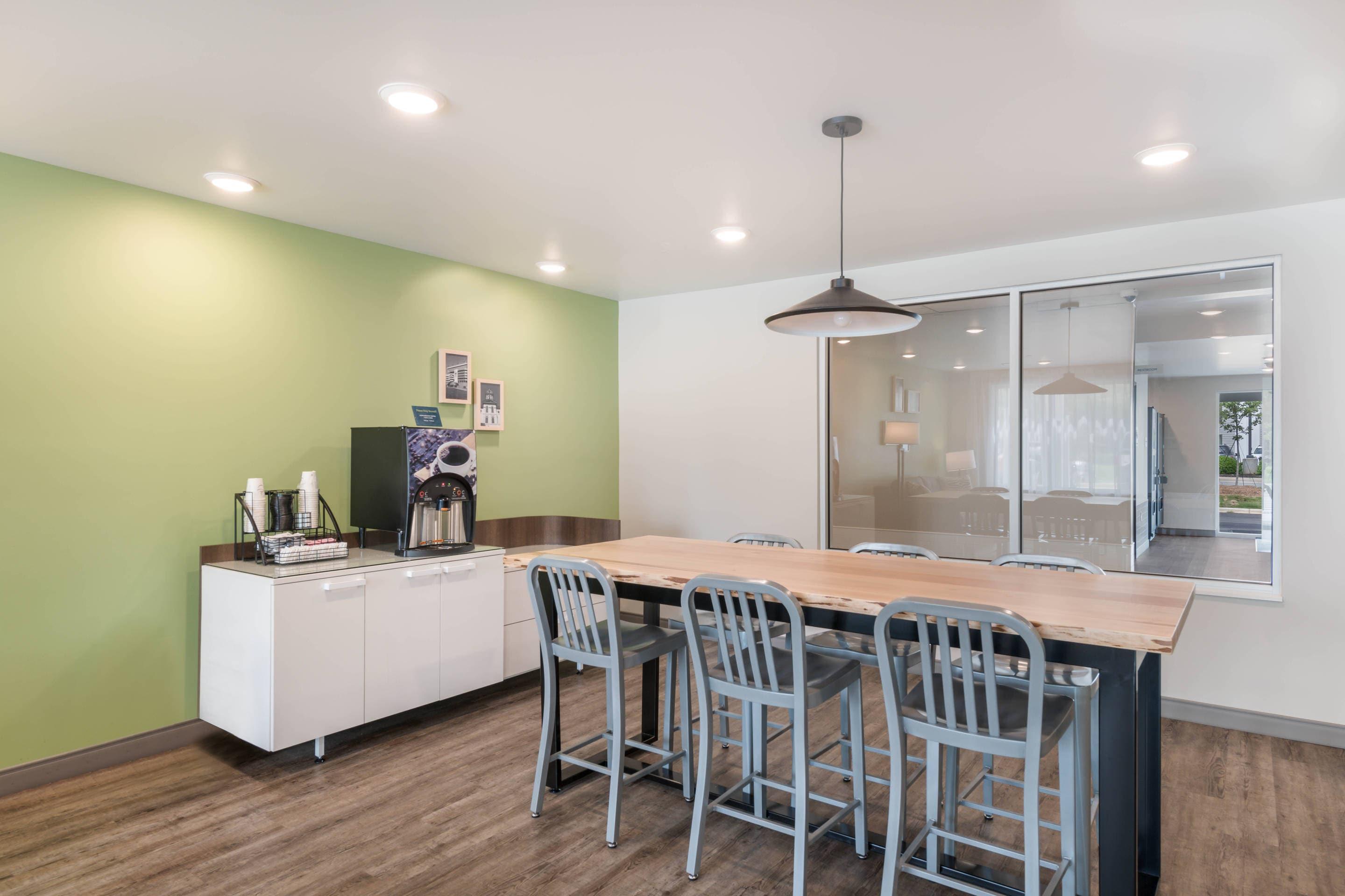 Spacious lobby