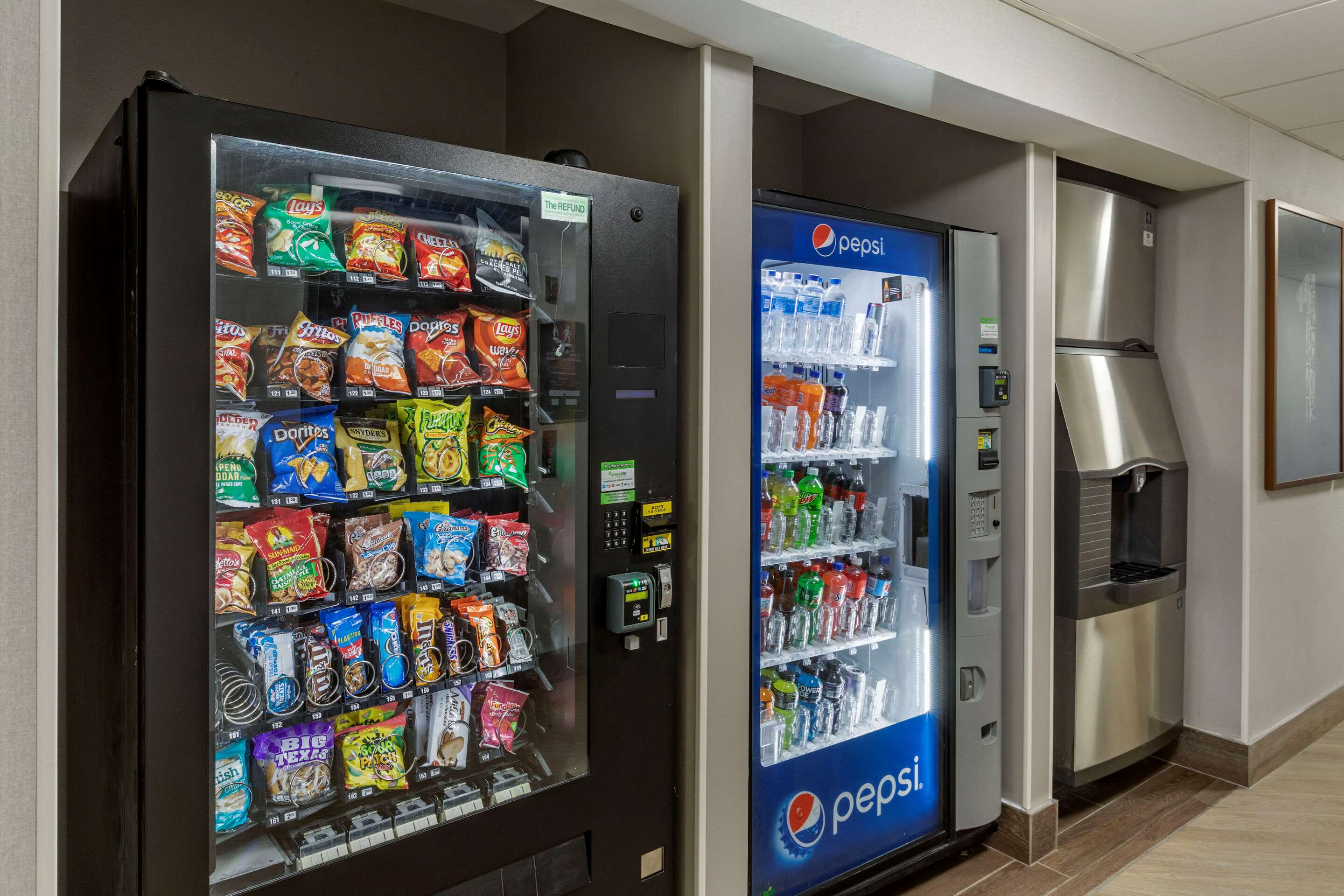 Hotel vending area