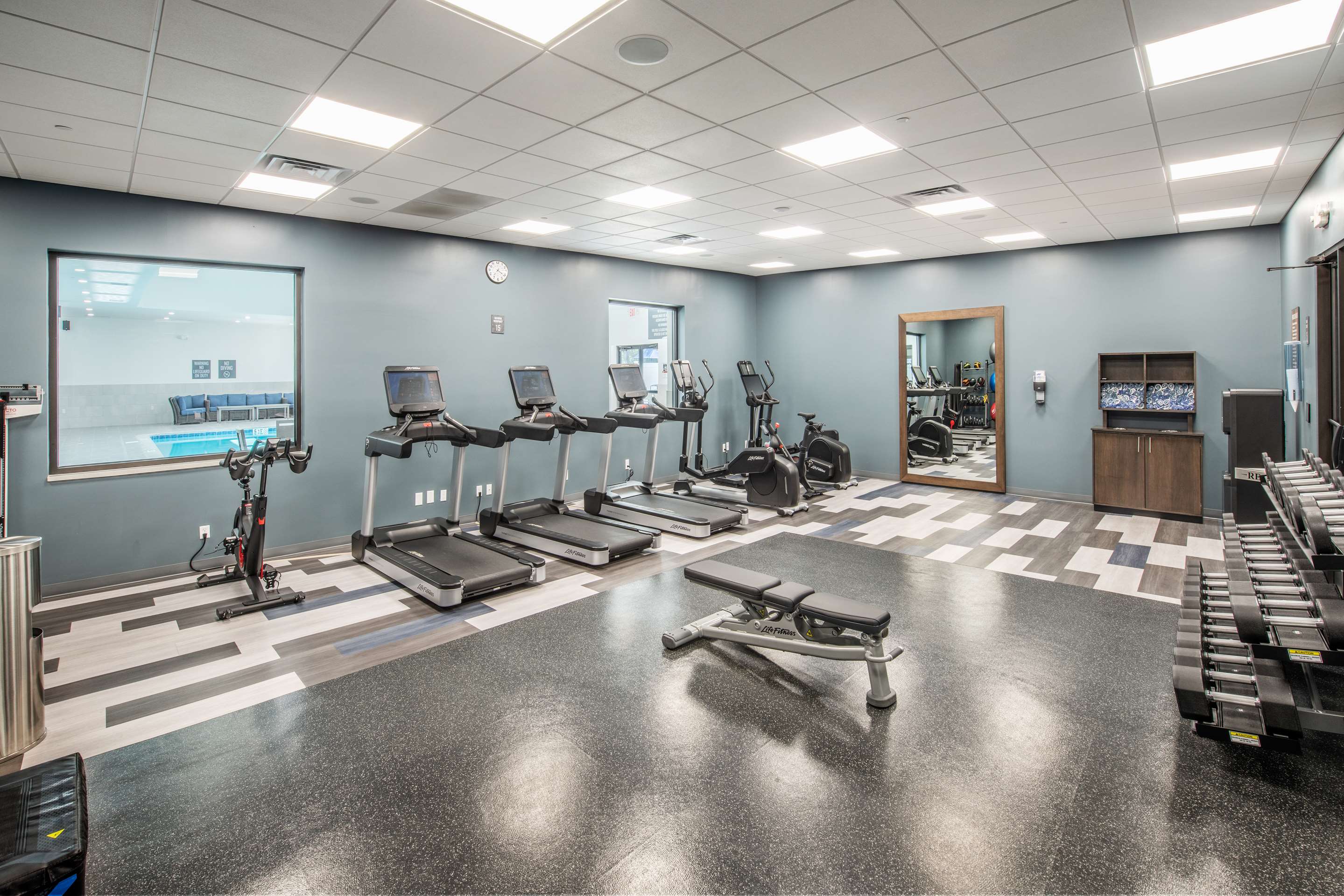 Health club fitness center gym