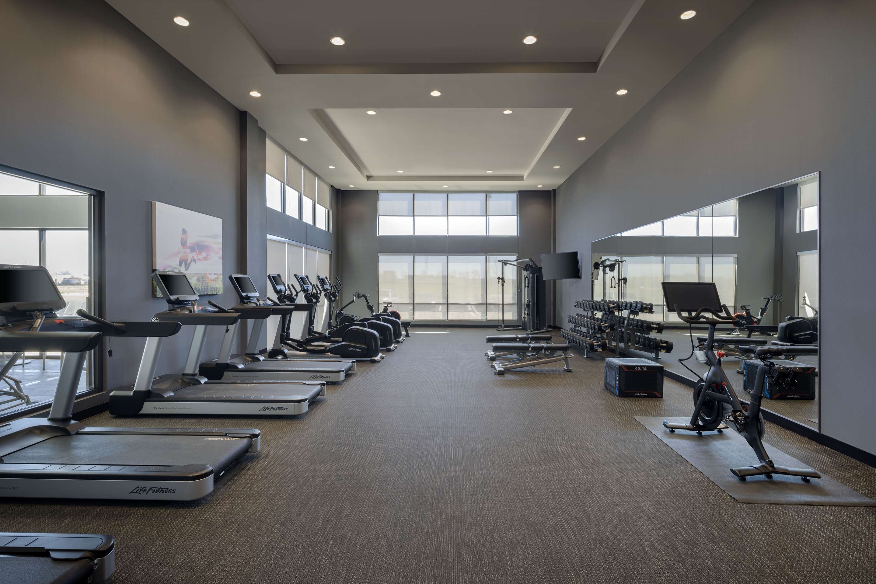 Health club fitness center gym