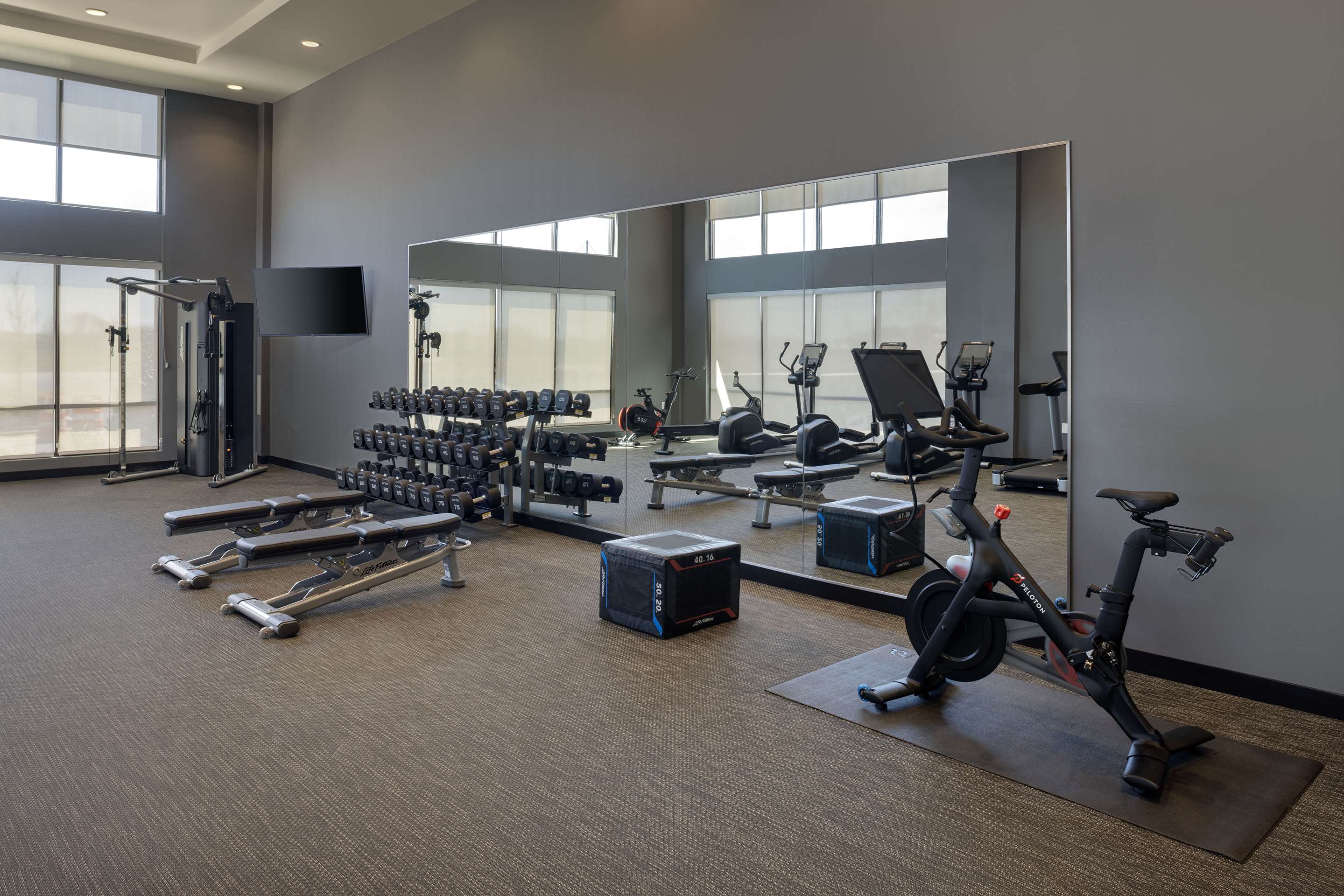 Health club fitness center gym