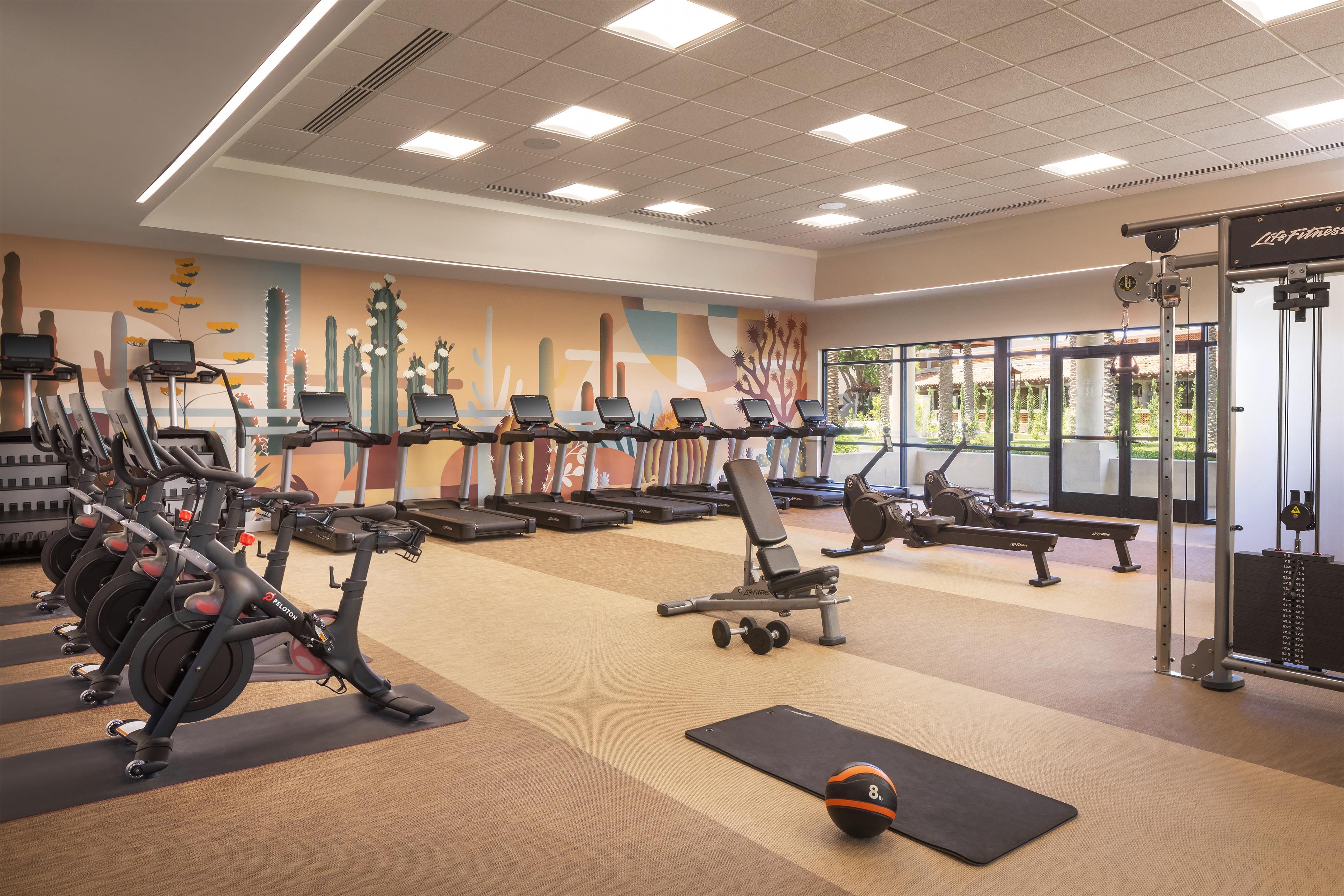 Health club fitness center gym