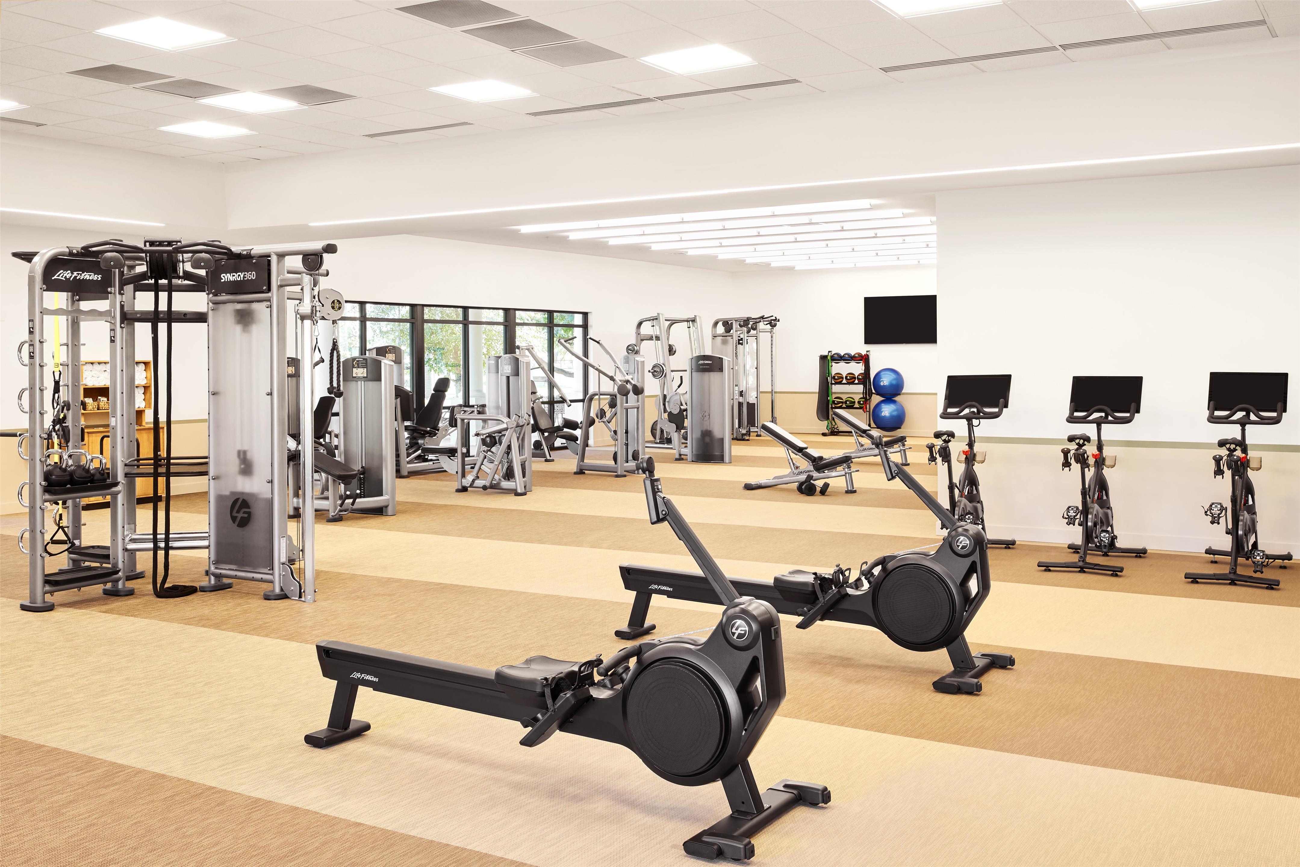 Health club fitness center gym