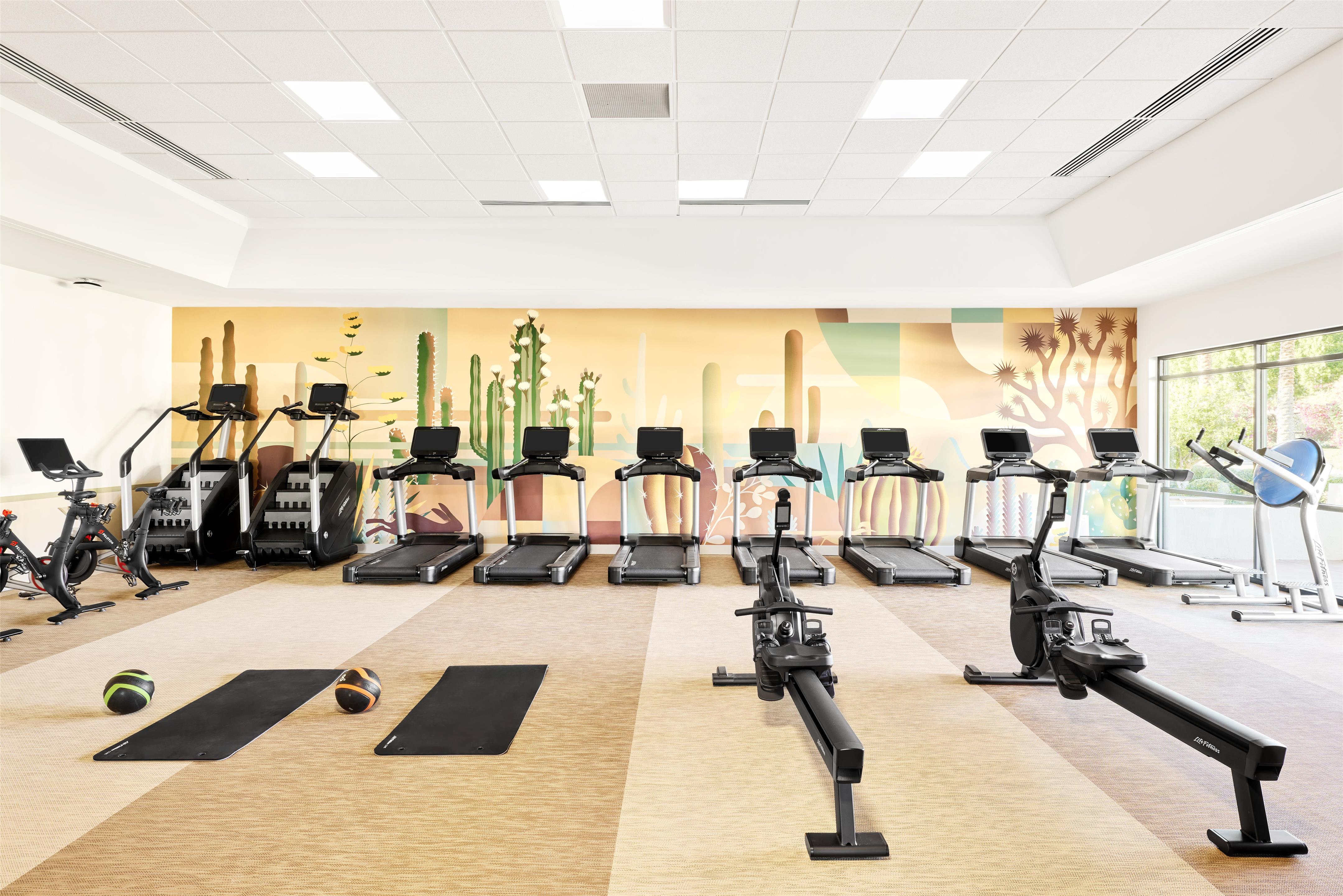 Health club fitness center gym