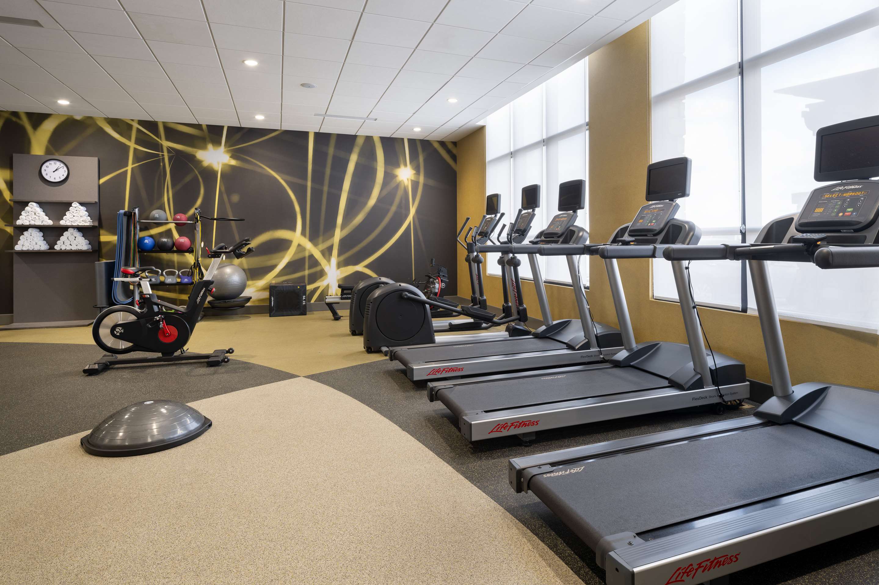 Health club fitness center gym