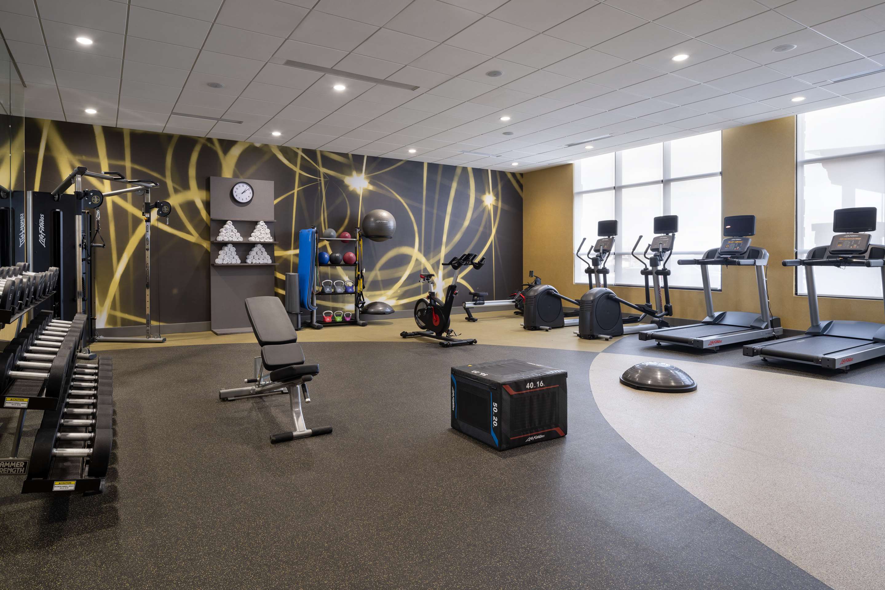 Health club fitness center gym