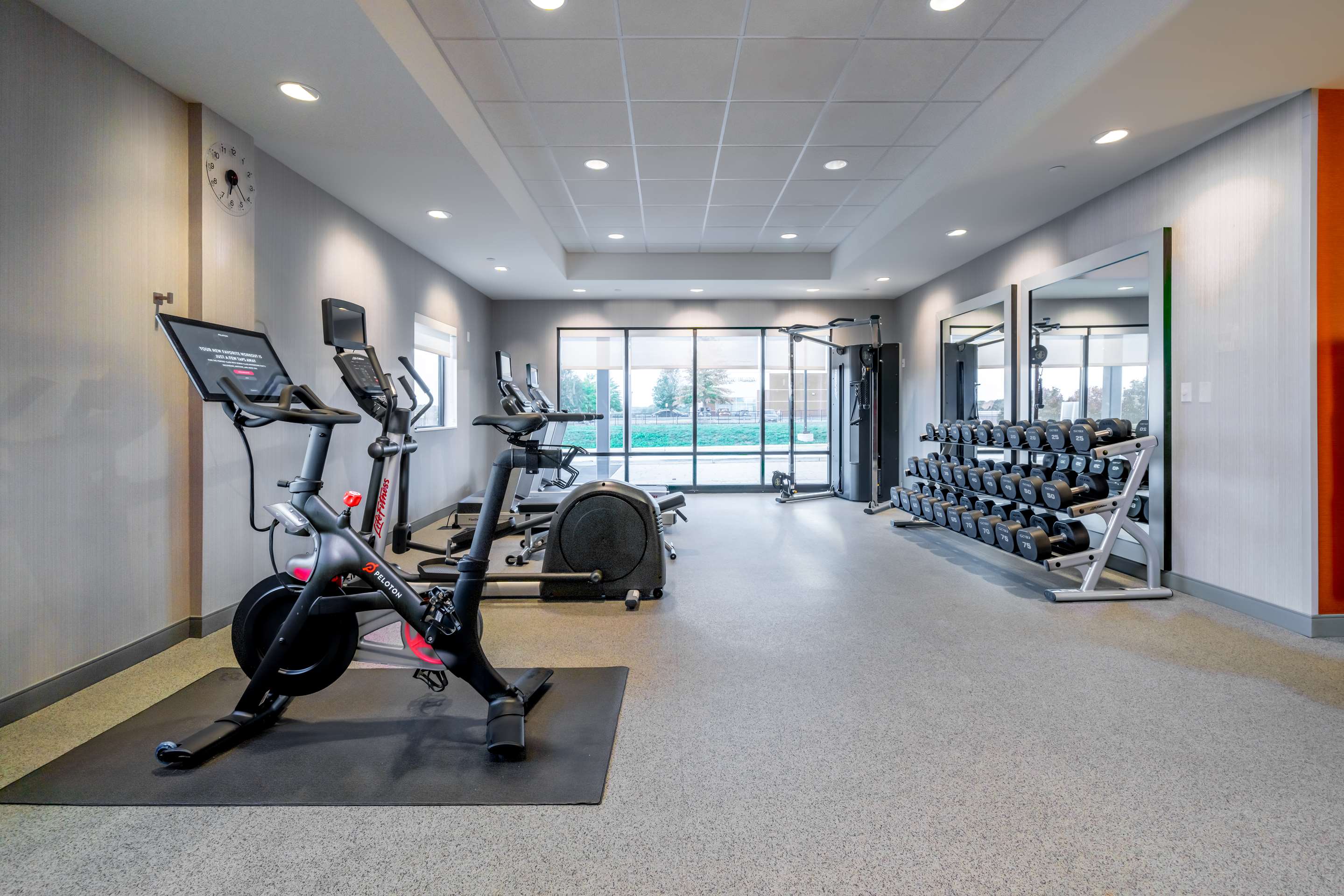 Health club fitness center gym | Home2 Suites by Hilton Fredericksburg South