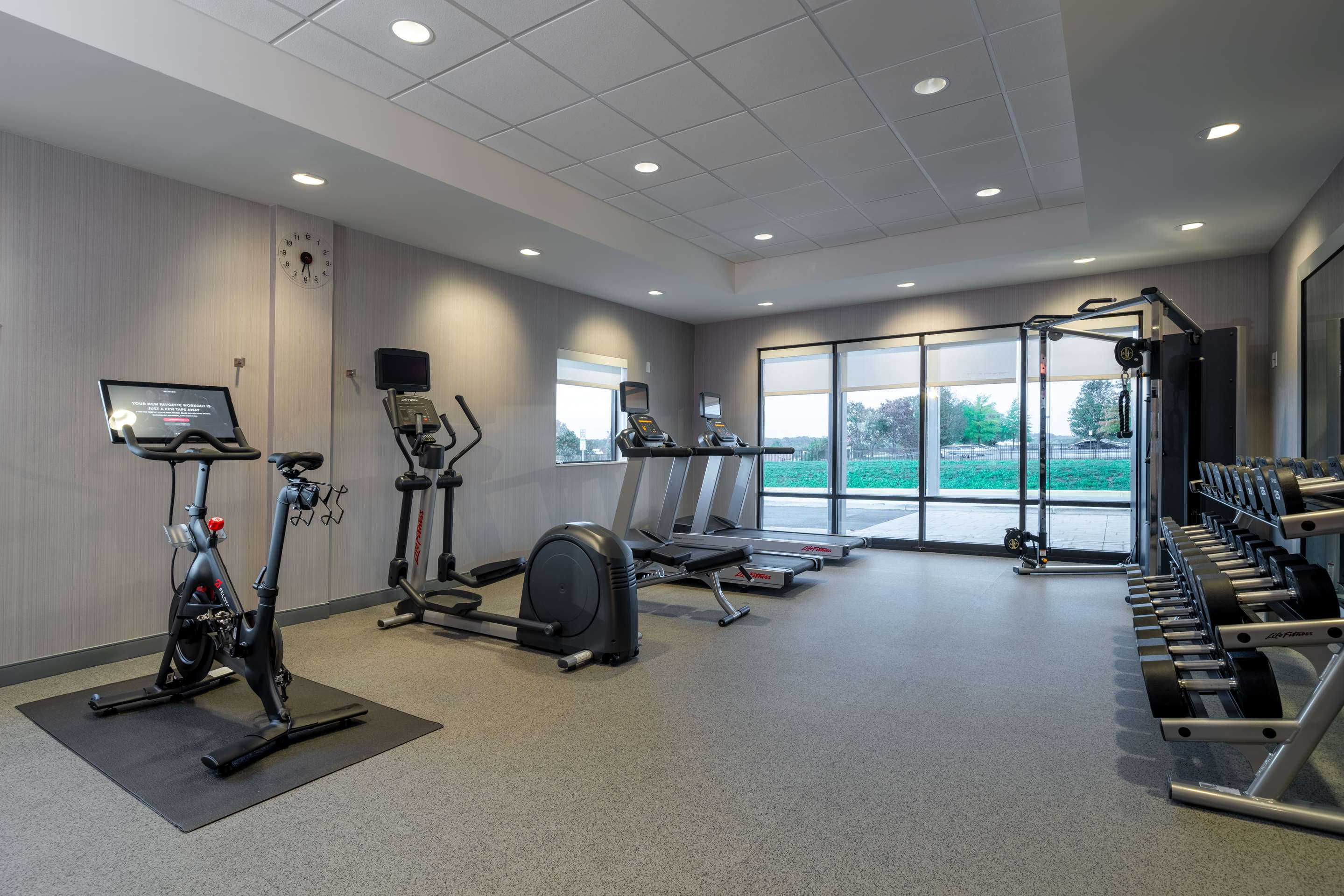 Health club fitness center gym | Home2 Suites by Hilton Fredericksburg South