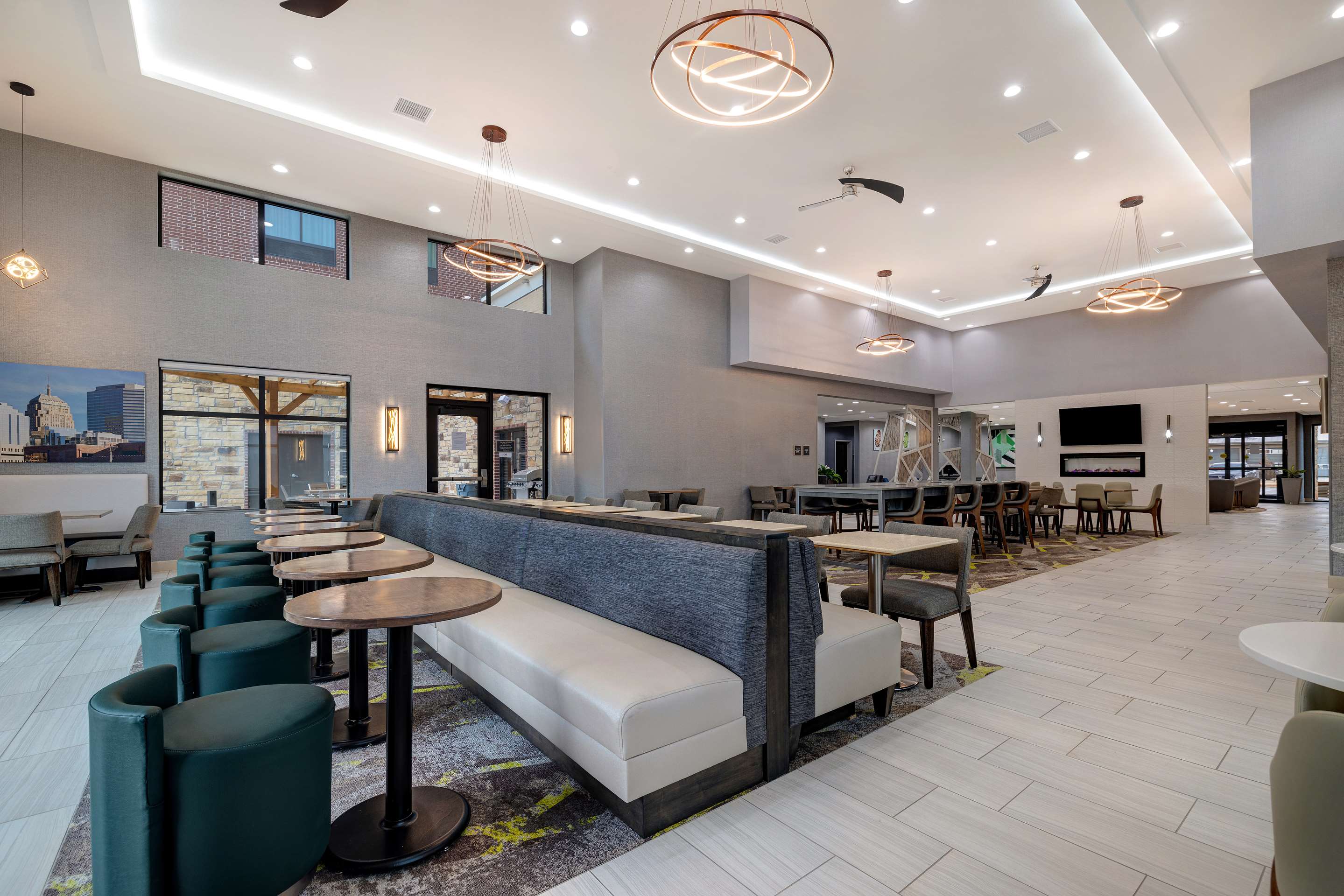 Breakfast Area | Homewood Suites by Hilton Oklahoma City Quail Springs