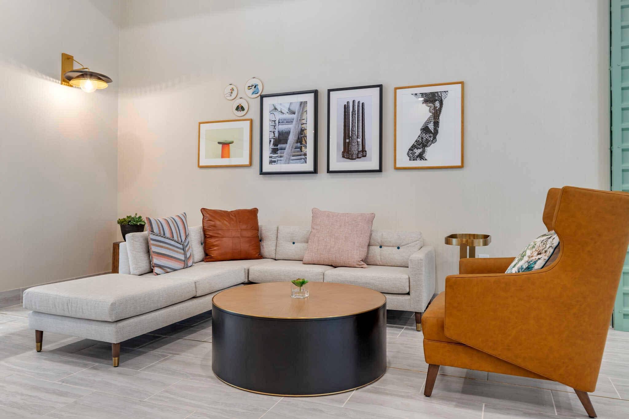 Lobby with sitting area