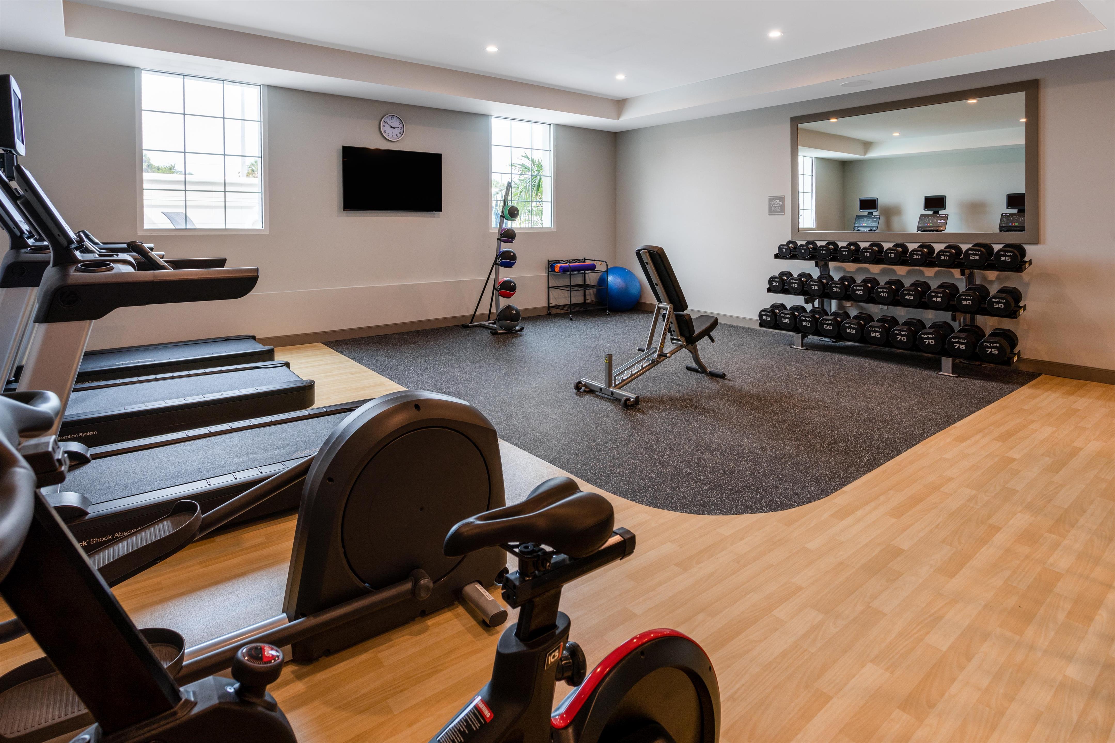 Health club fitness center gym | Hilton Garden Inn St. Augustine Historic District