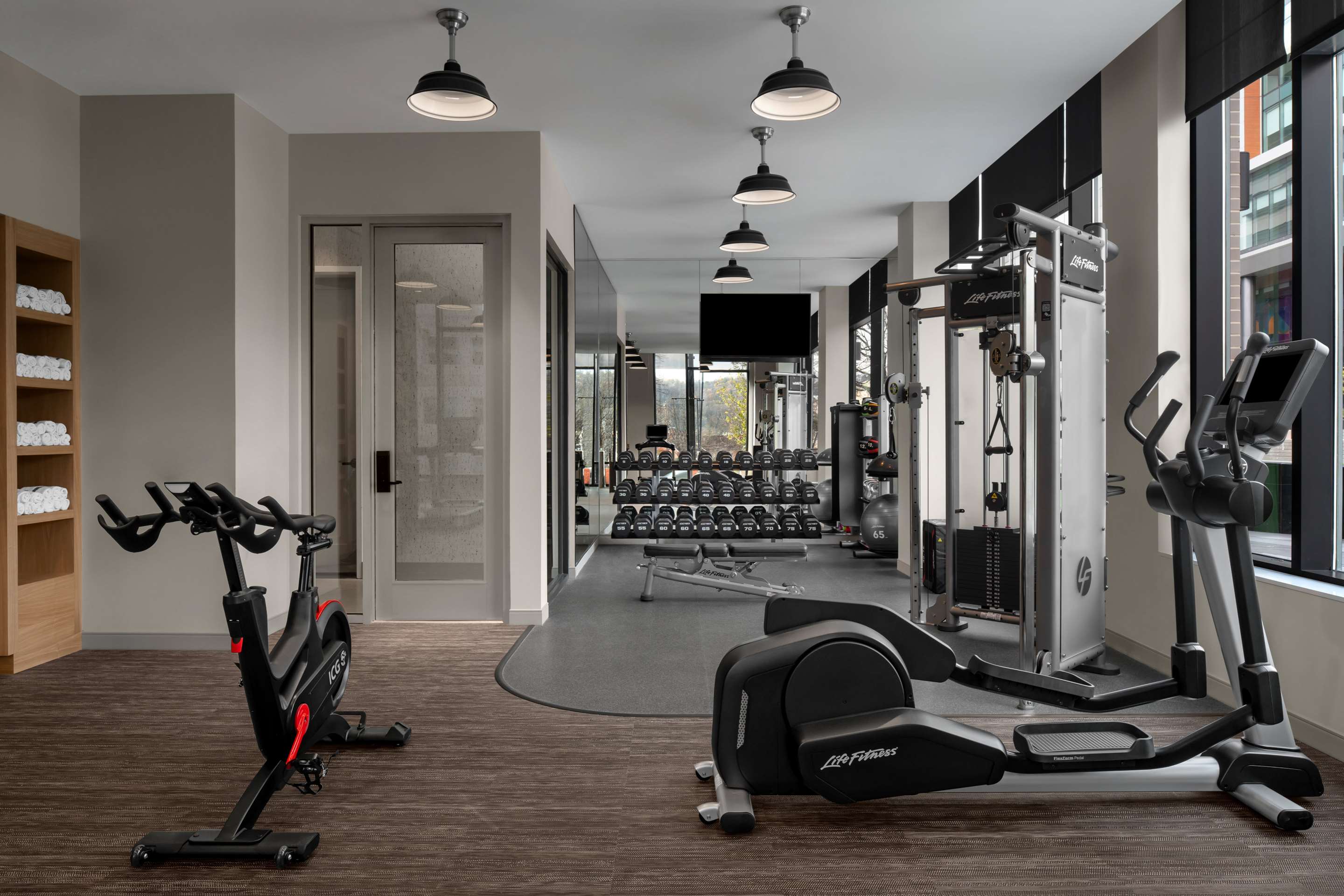 Health club fitness center gym