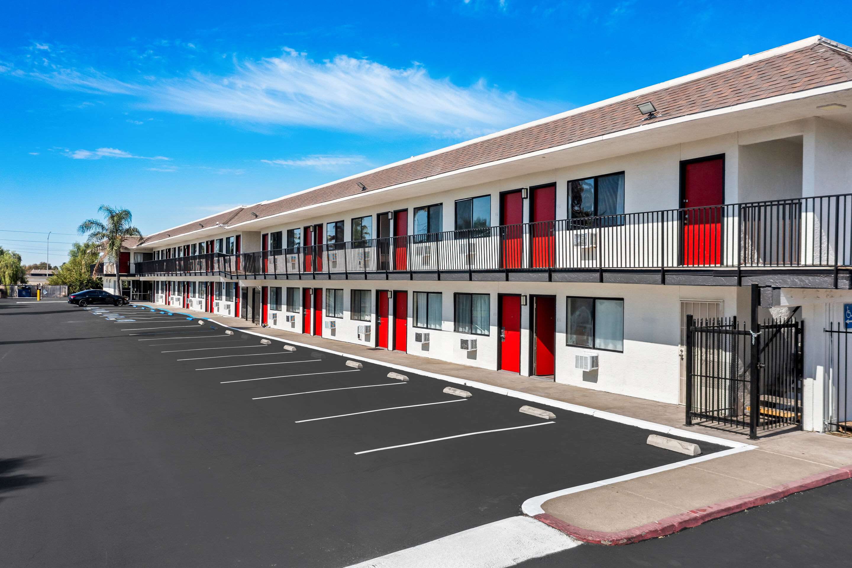 Aerial4 | Econo Lodge Stockton near I-5 Fairgrounds