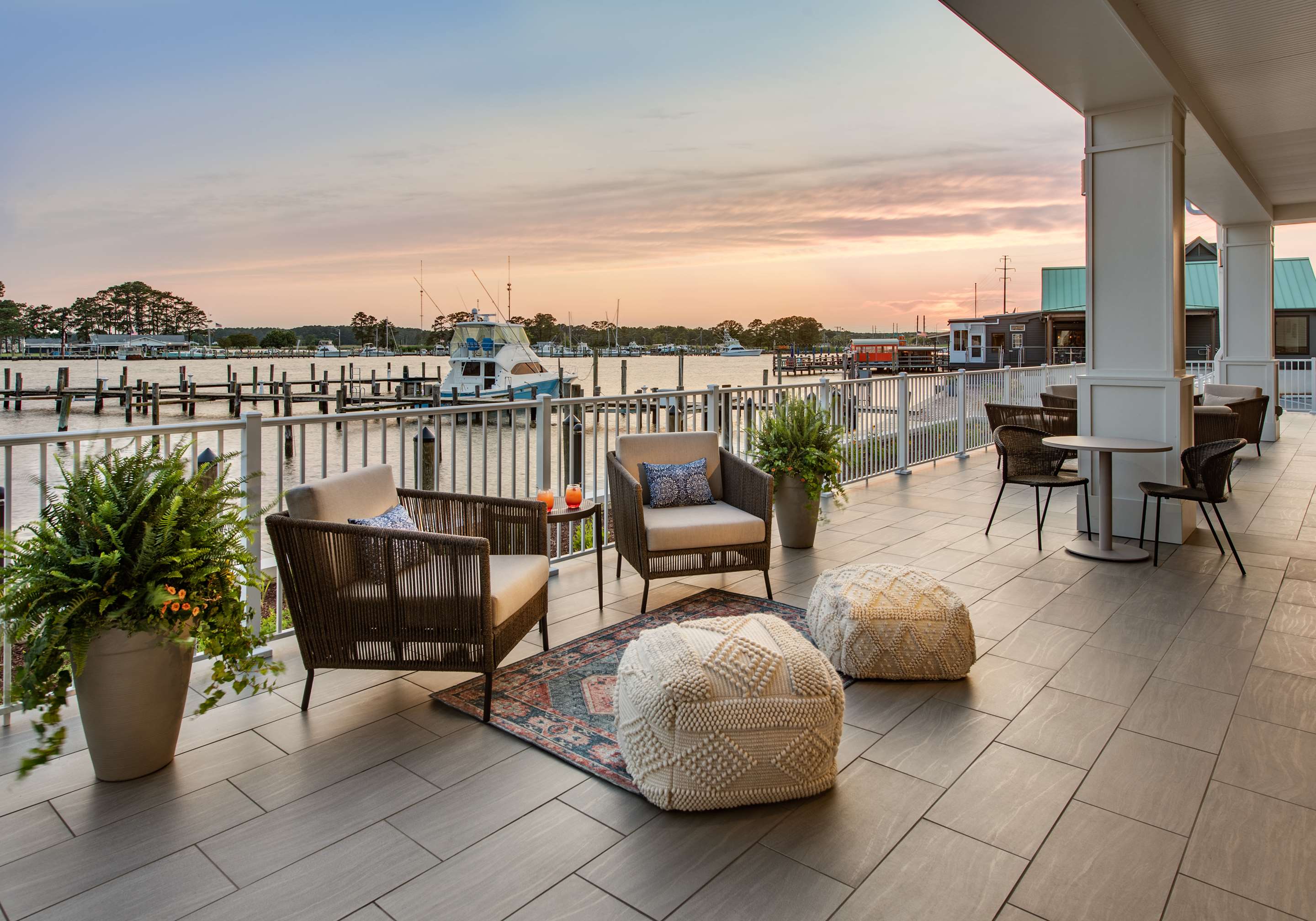 Patio Terrace | Hyatt Place Kent Narrows And Marina