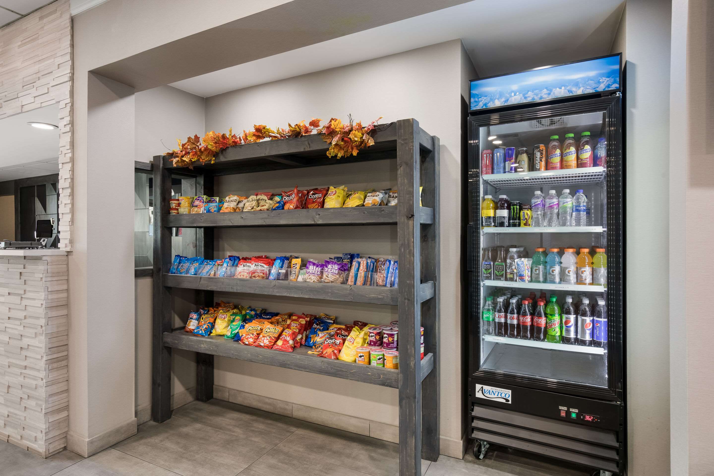 Hotel vending area