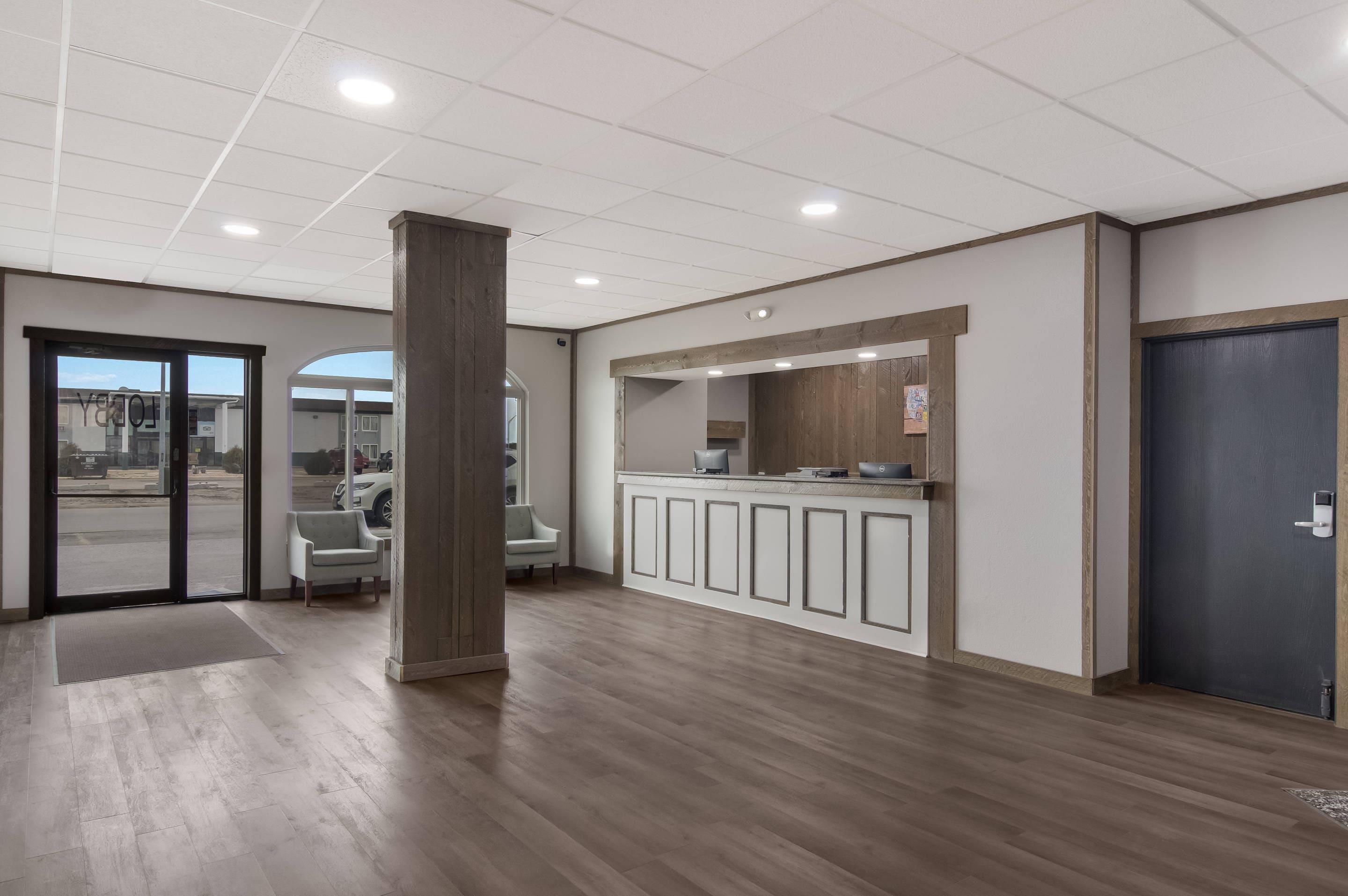 Spacious lobby