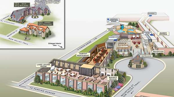 Map - Grande Rockies Resort Canmore