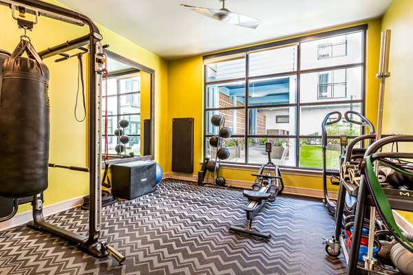 Fitness/ Exercise Room - Sentral East Austin Apartment Hotel at 1630 East 6th