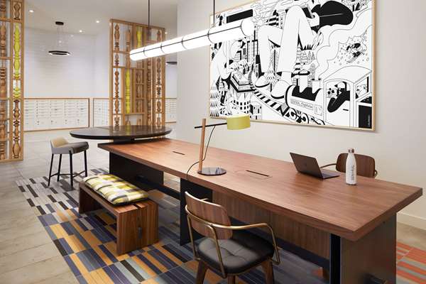 Conference Area - Sentral Union Station Apartments Denver - I-25, Exit 212