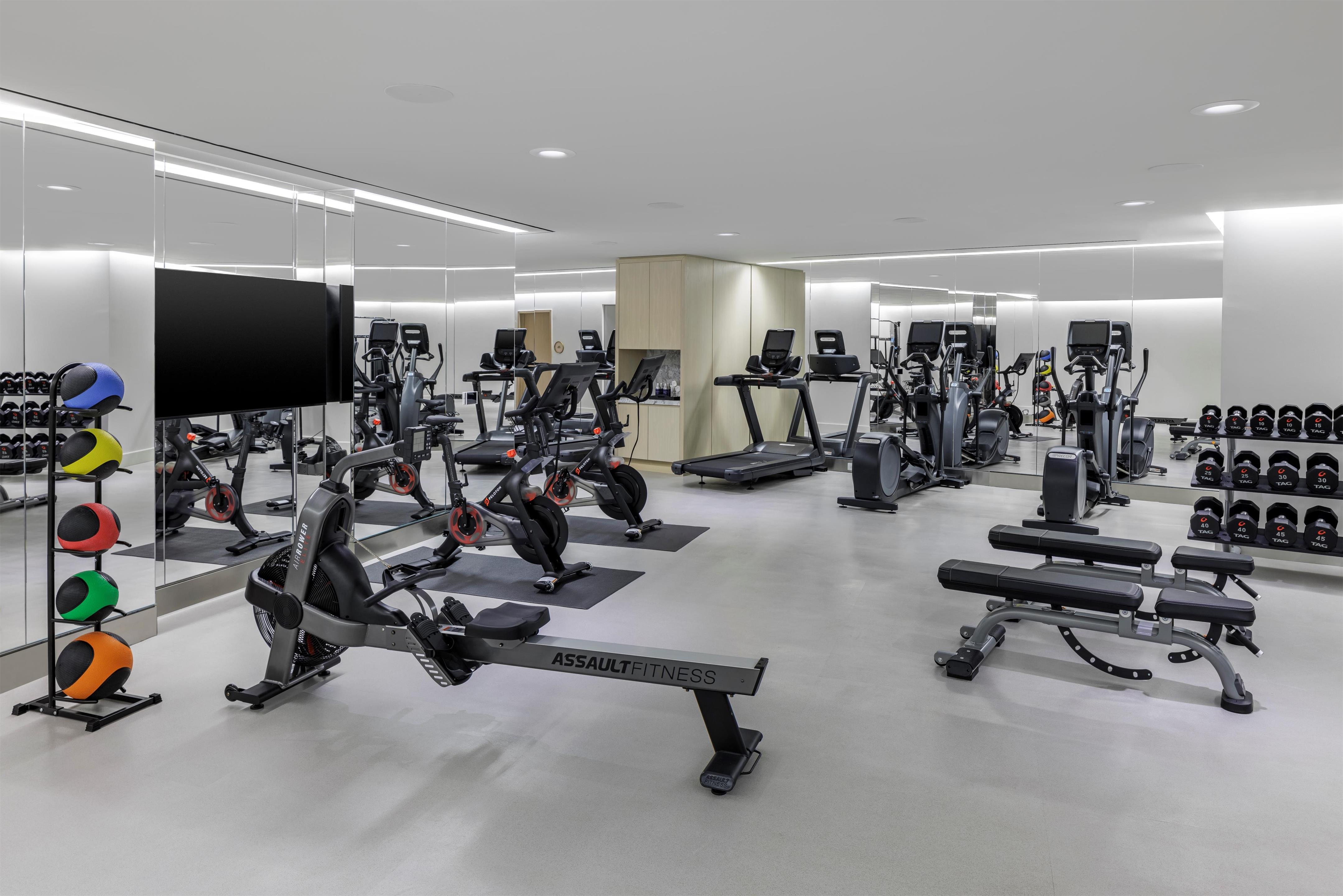 Health club fitness center gym