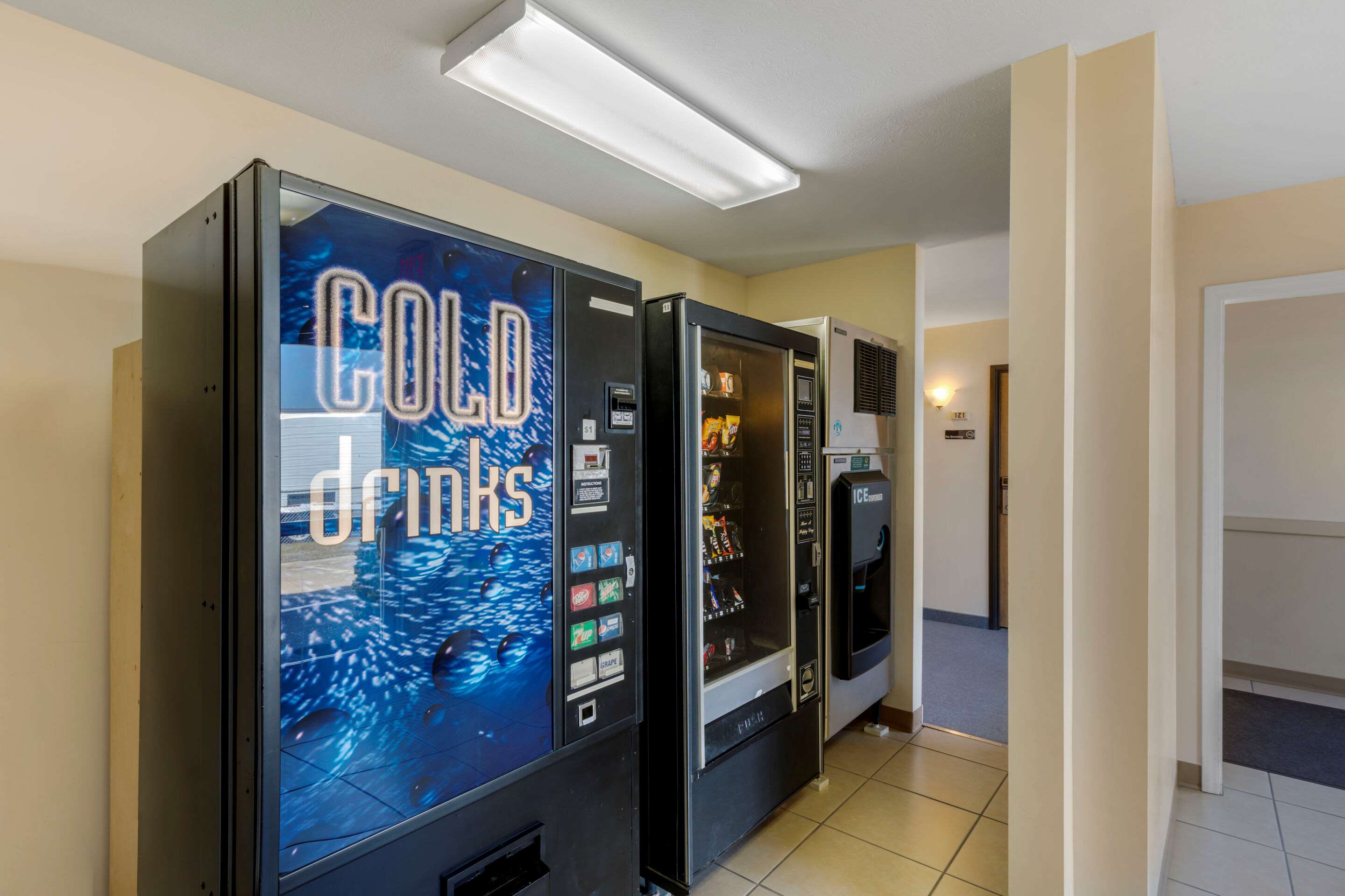 Hotel vending area