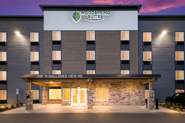 Exterior view - WoodSpring Suites Cedar Bluff Knoxville - I-40, Exit 379