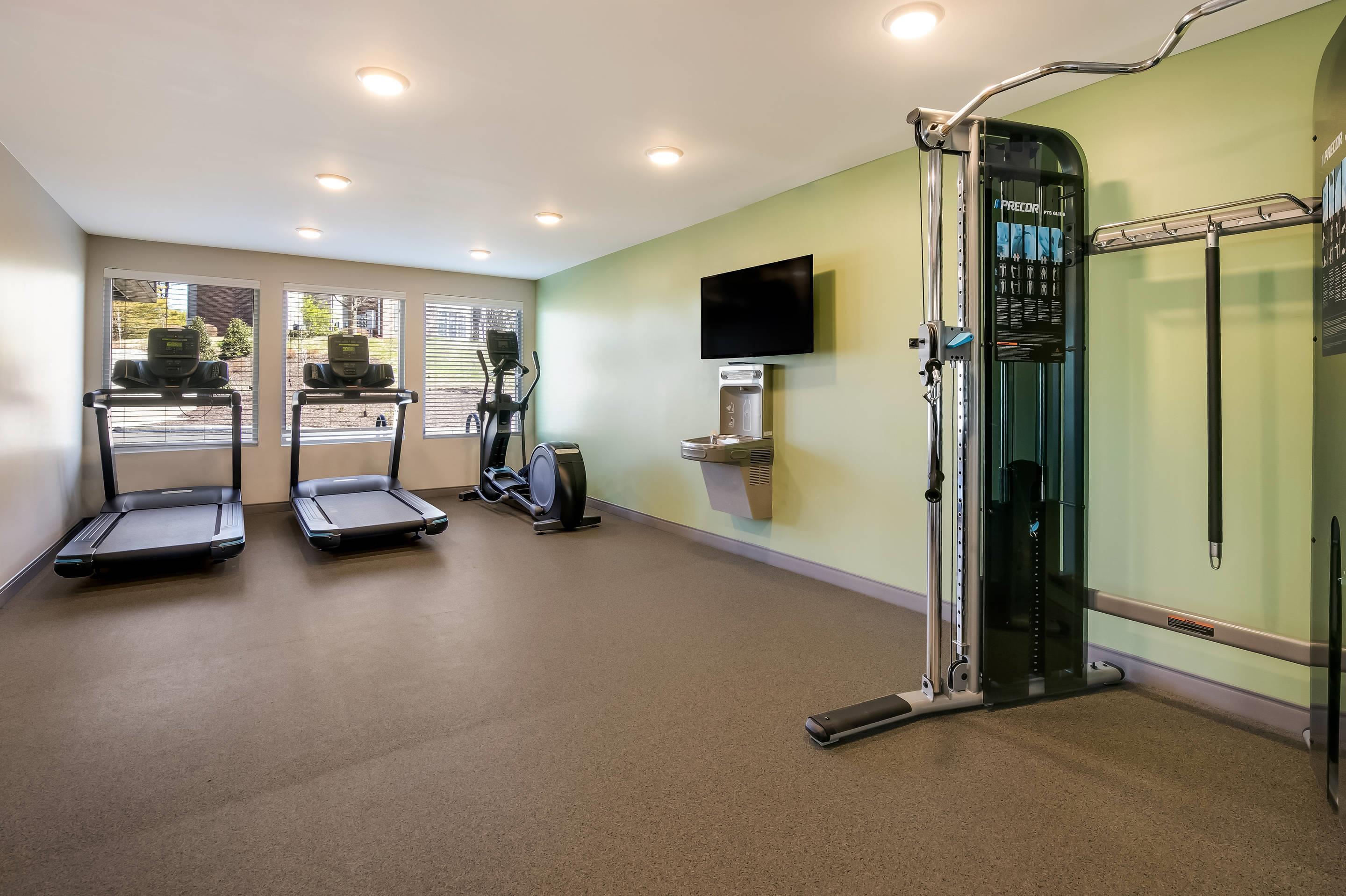 Fitness center | WoodSpring Suites Knoxville - Cedar Bluff