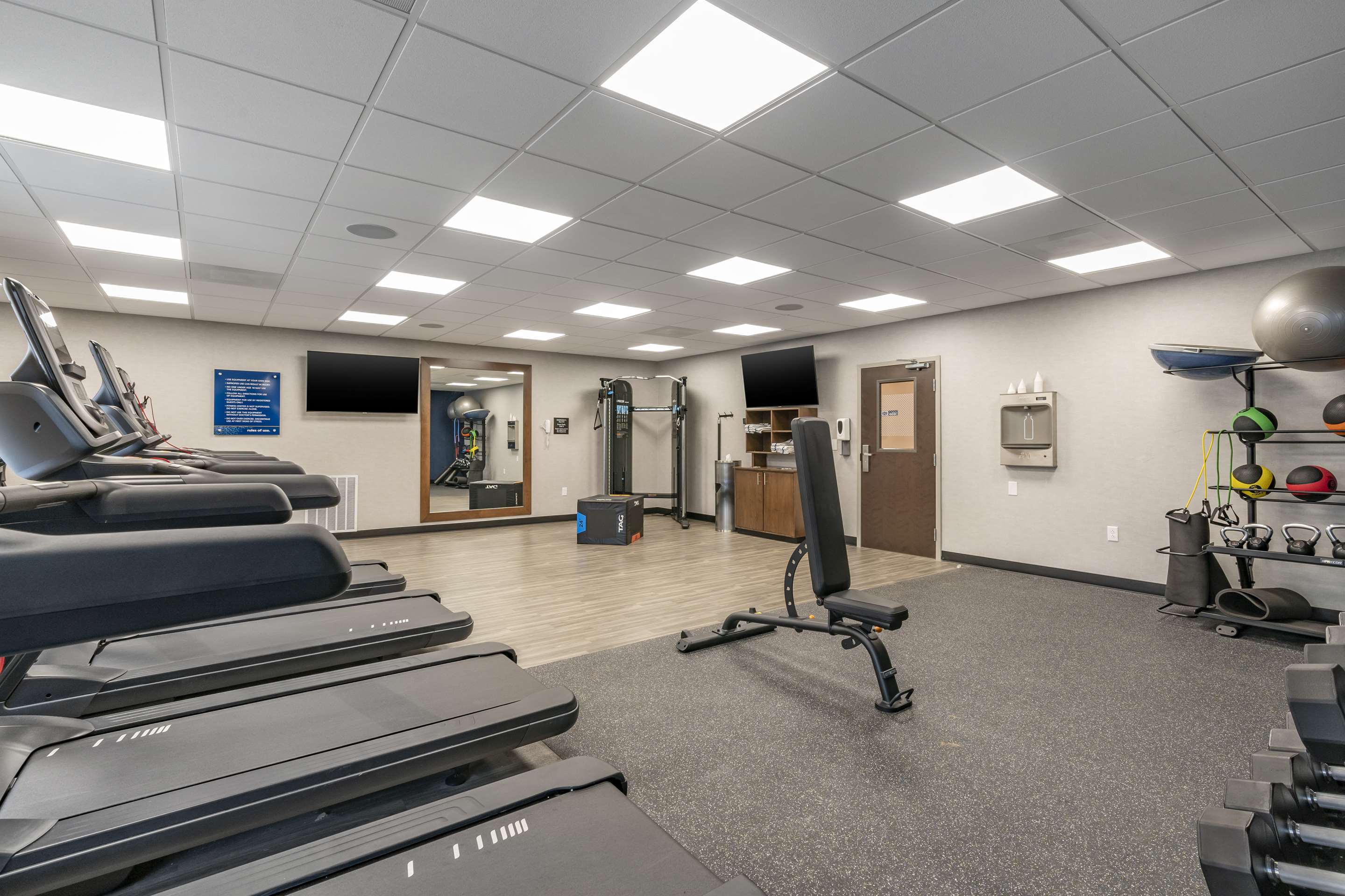 Health club fitness center gym