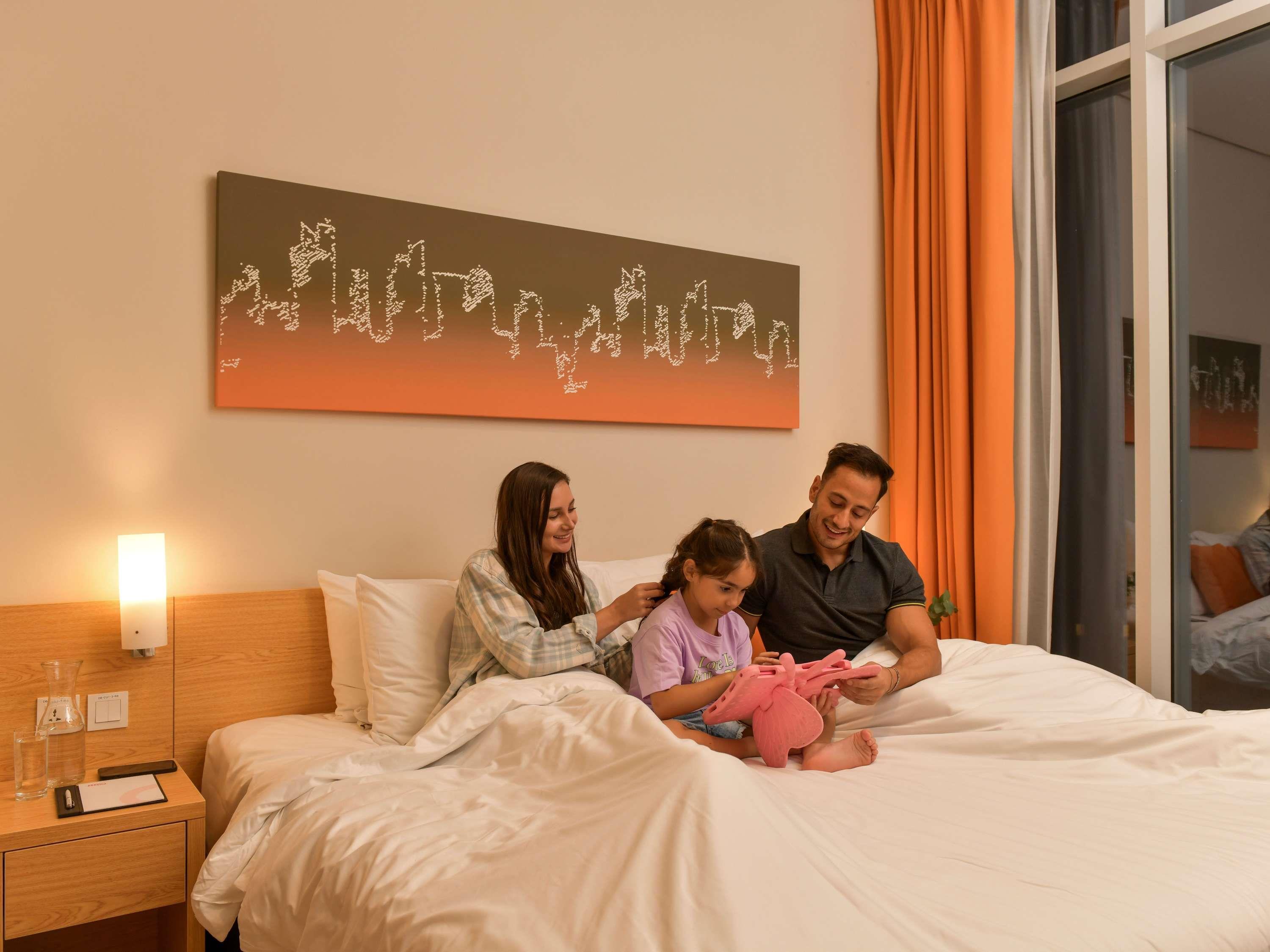 Adagio Doha Room Type - One Bedroom Apartment ,1King size bed and 1 Single sofa bed
