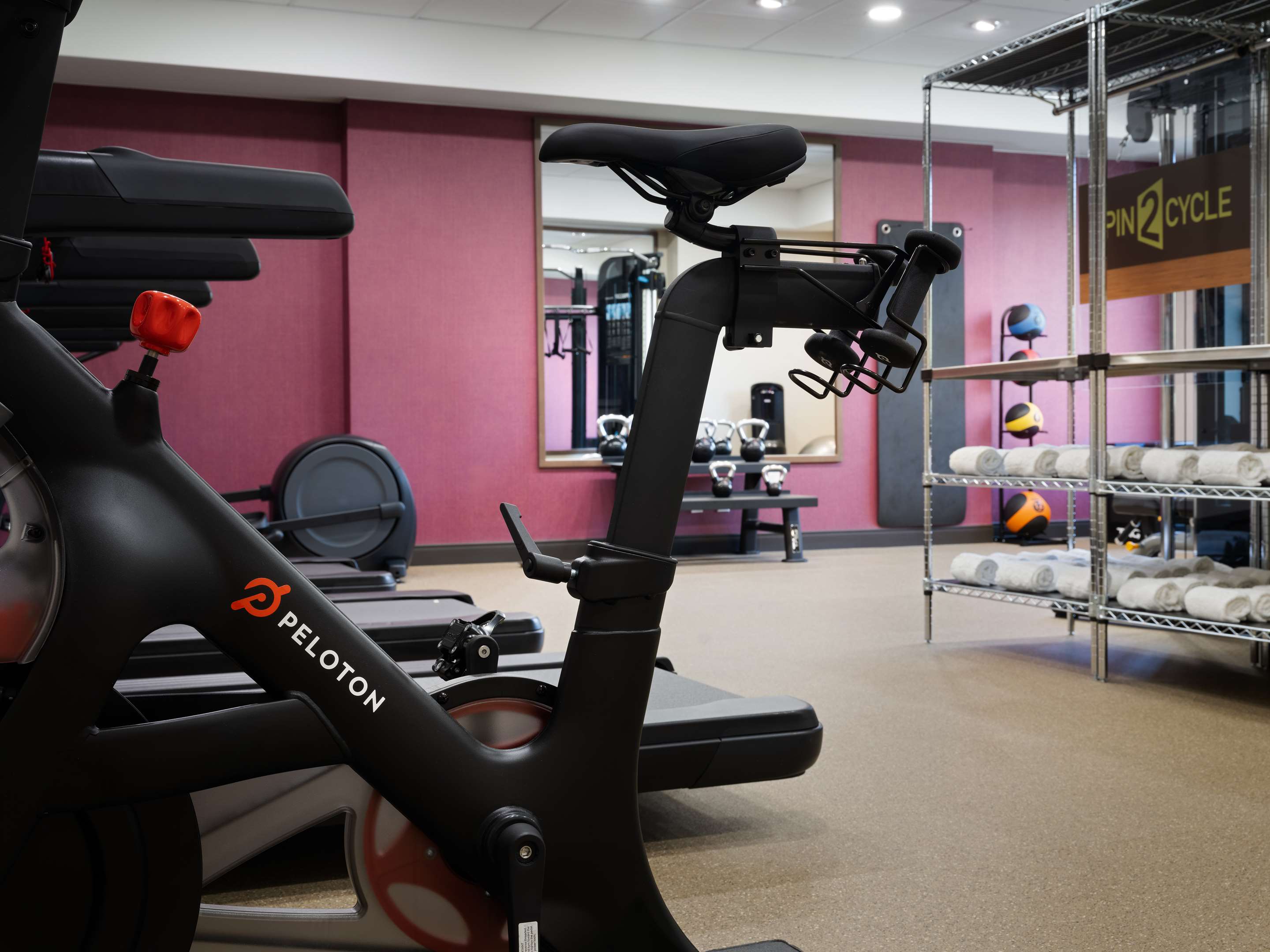 Health club fitness center gym