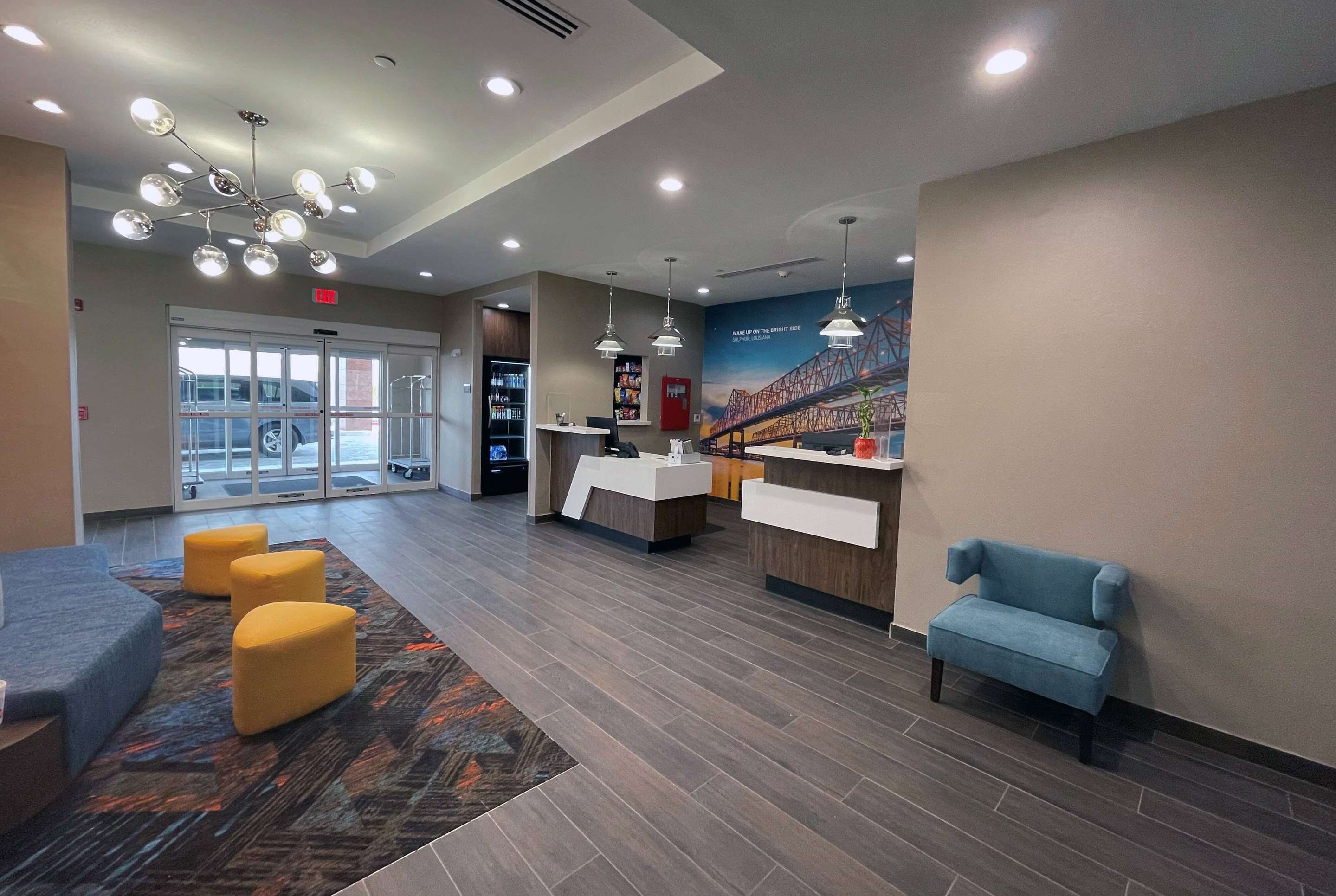 Lobby | Hawthorn Extended Stay by Wyndham Sulphur (Lake Charles)