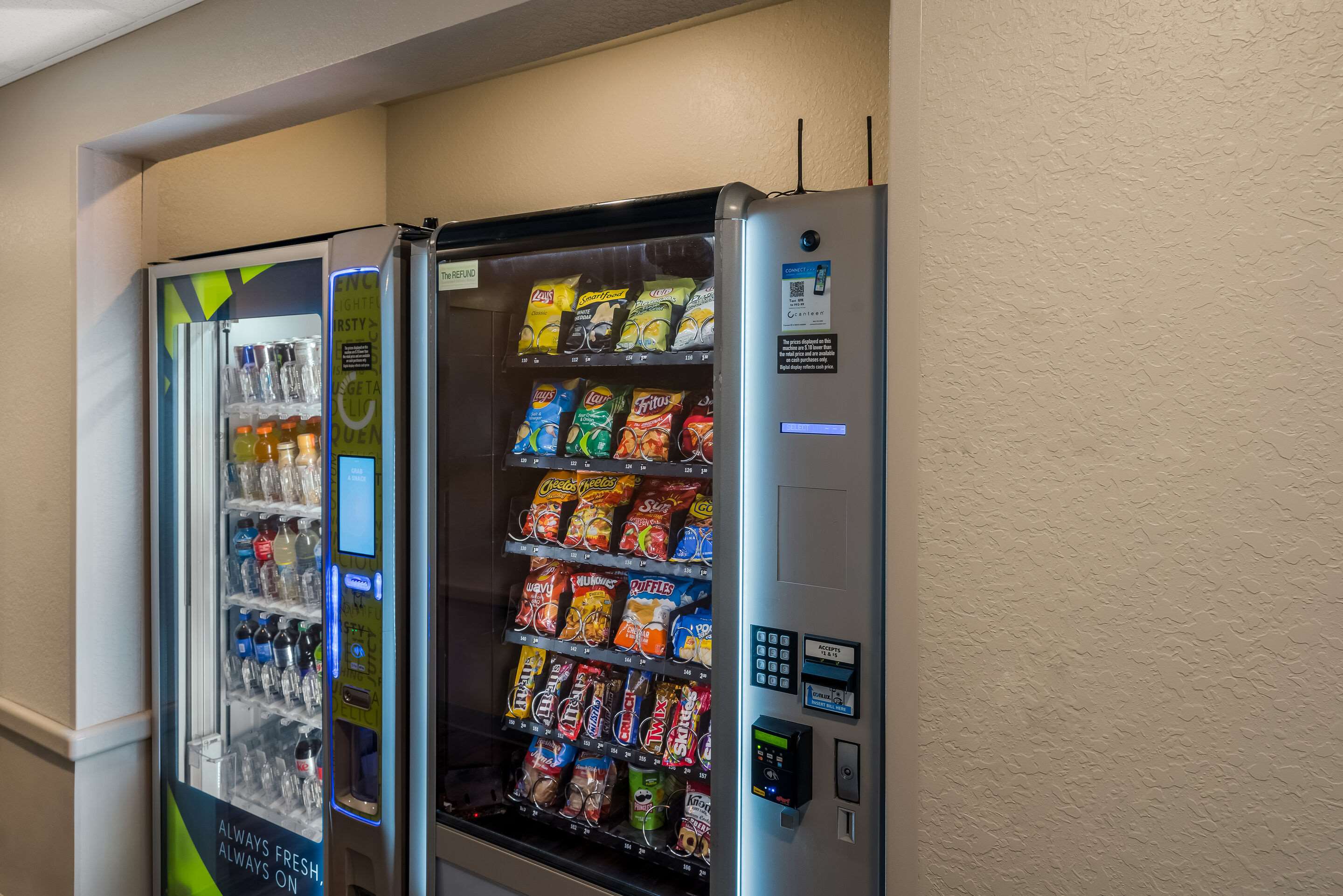 Hotel vending area