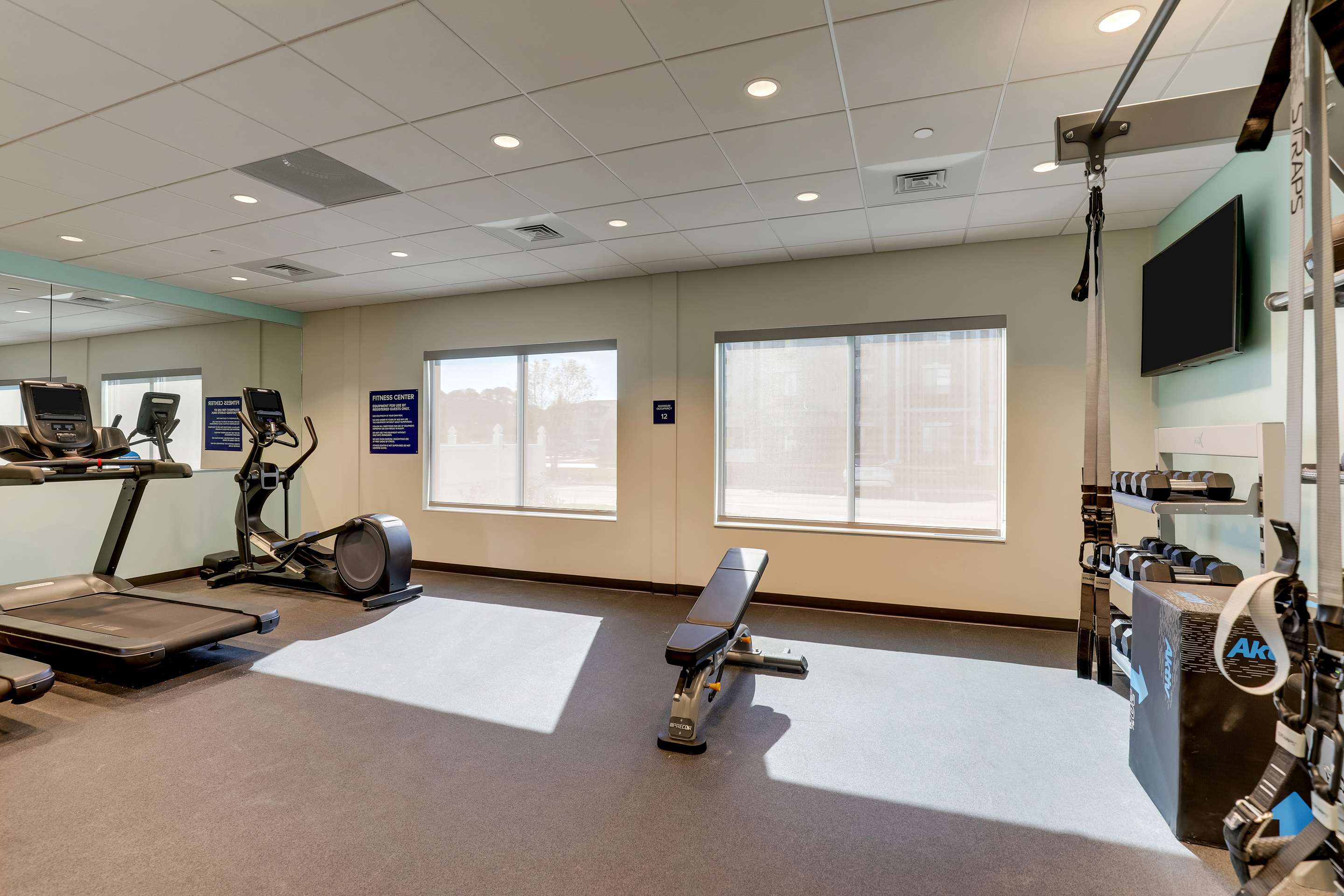 Health club fitness center gym
