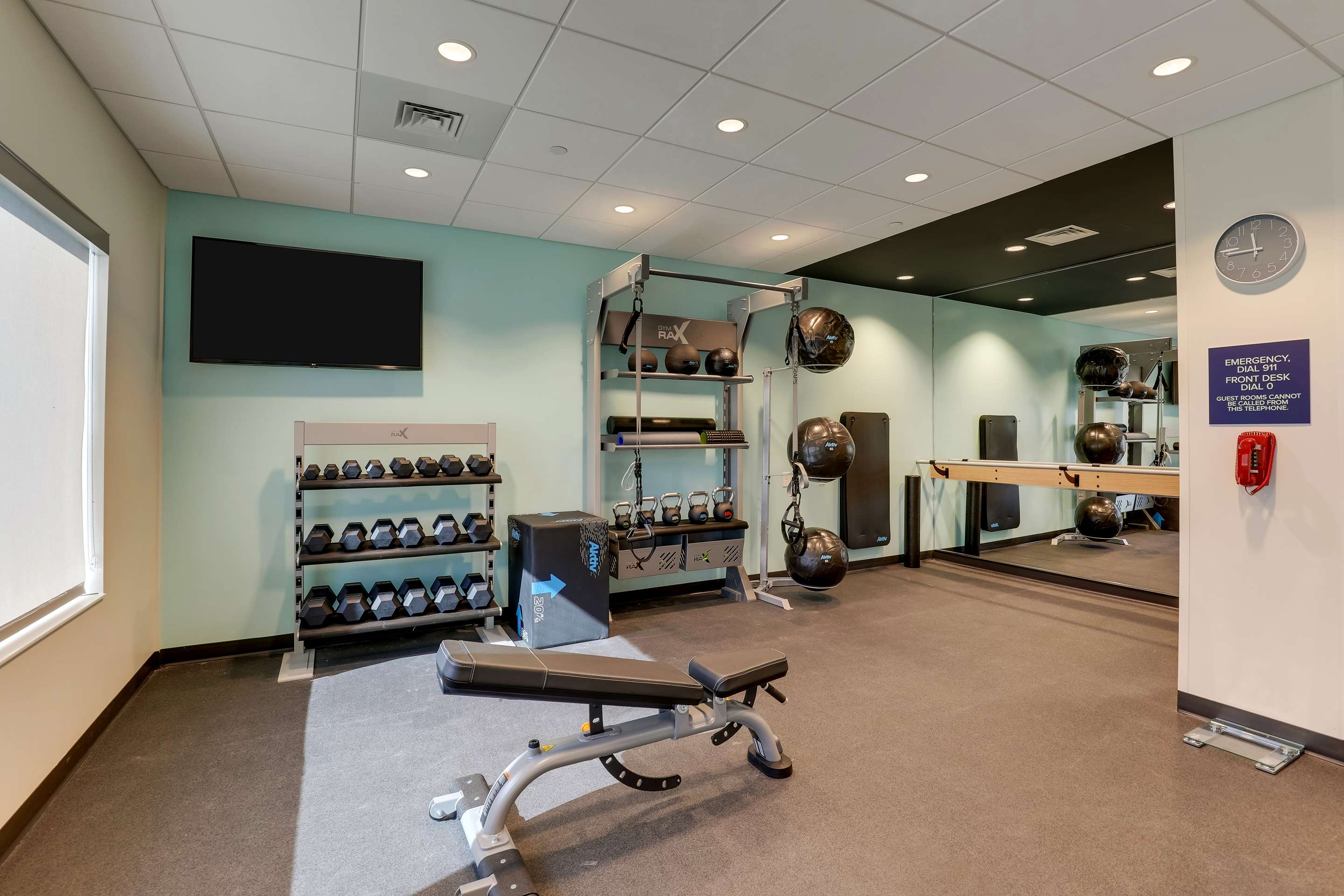 Health club fitness center gym