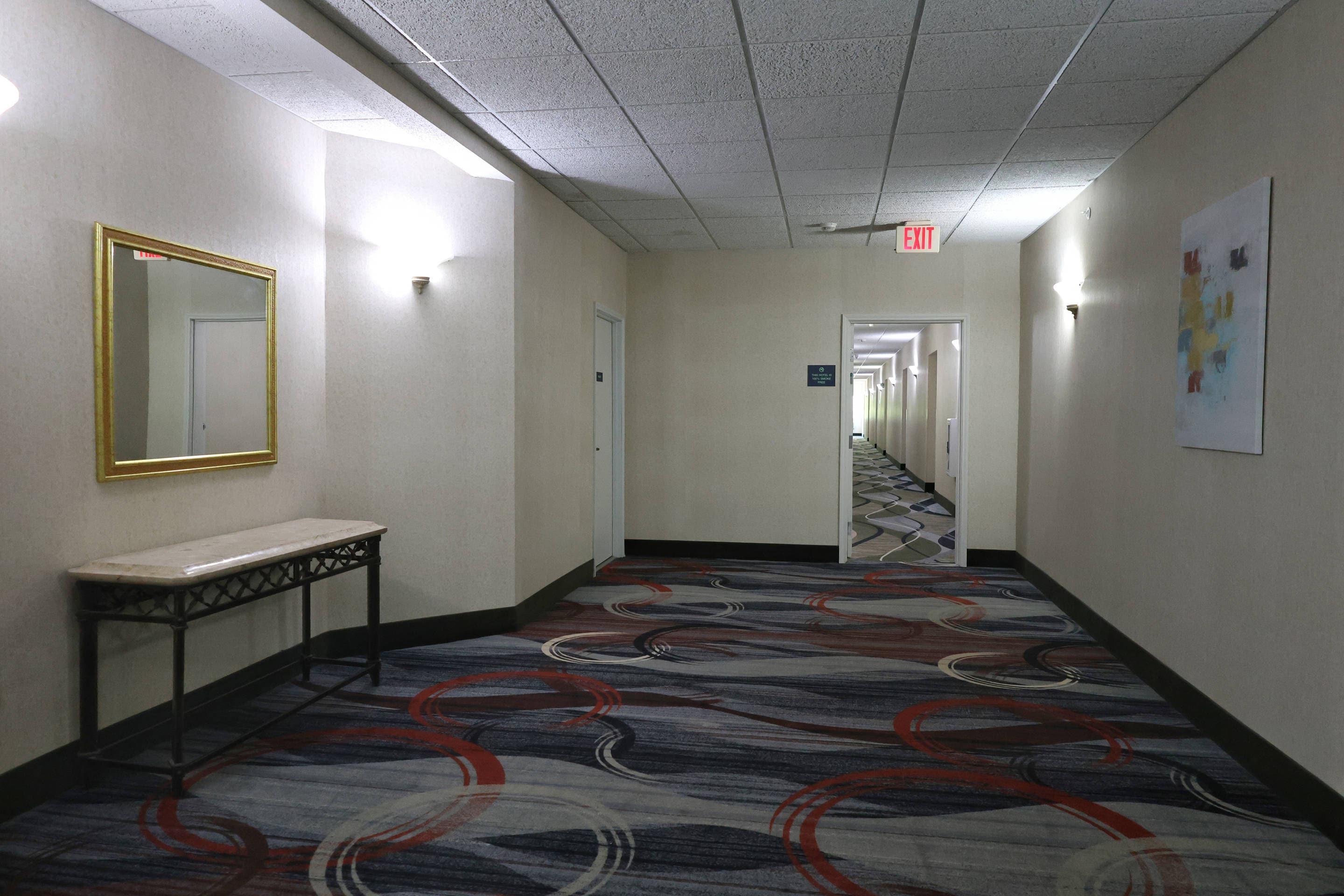 Interior corridors | MainStay Suites Madison Airport