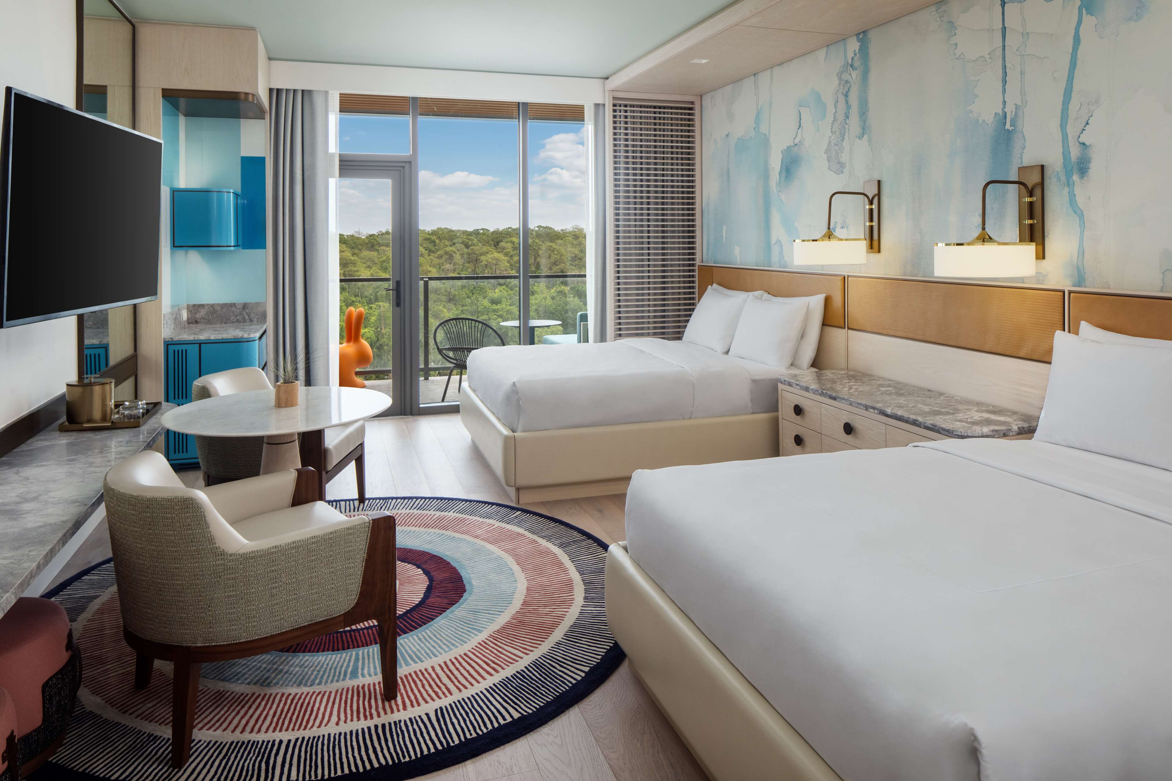 Conrad Orlando Room Type - 2QN BD HEAR ACC RM-BALCONY