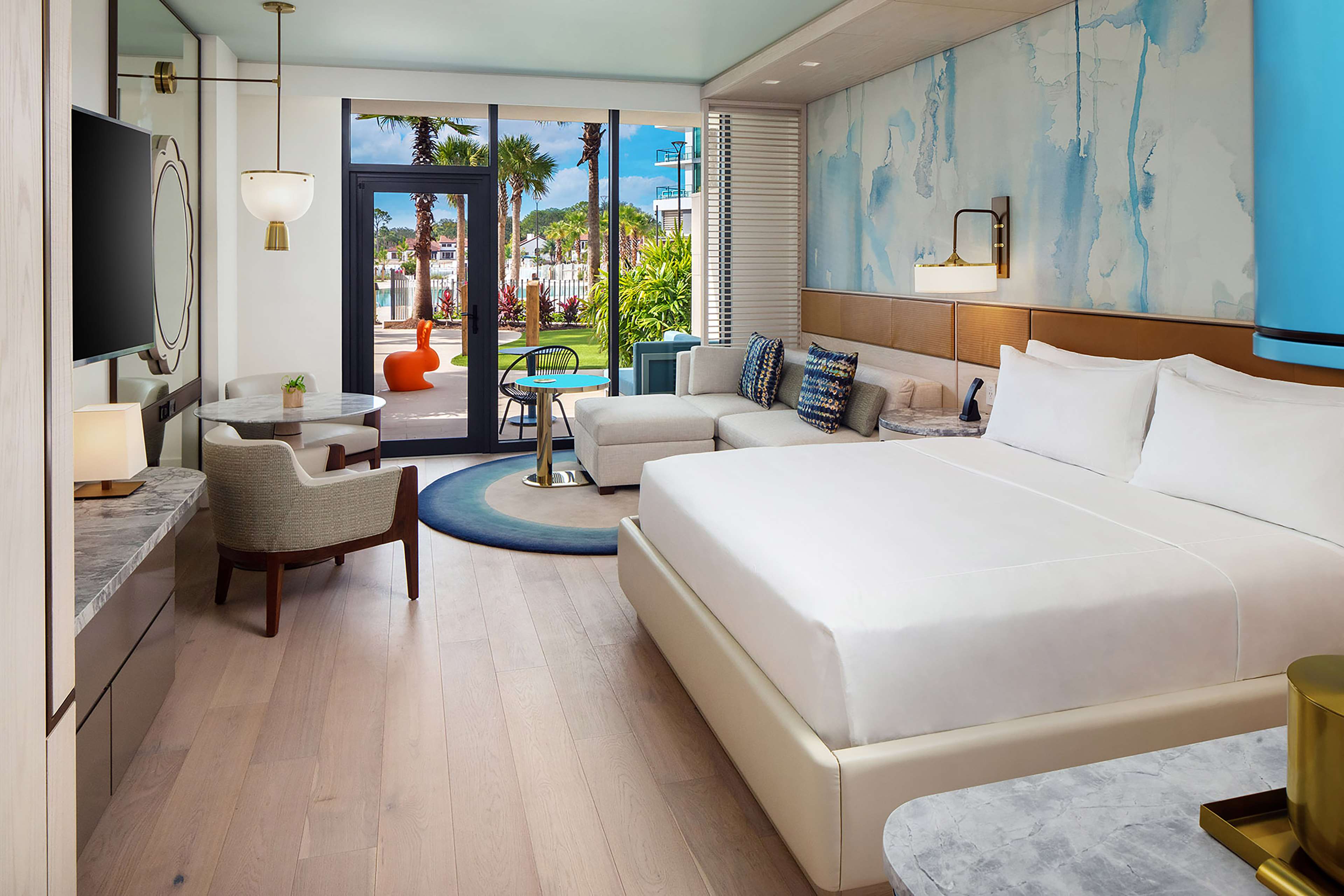 Conrad Orlando Room Type - POOLSIDE KING WITH PATIO