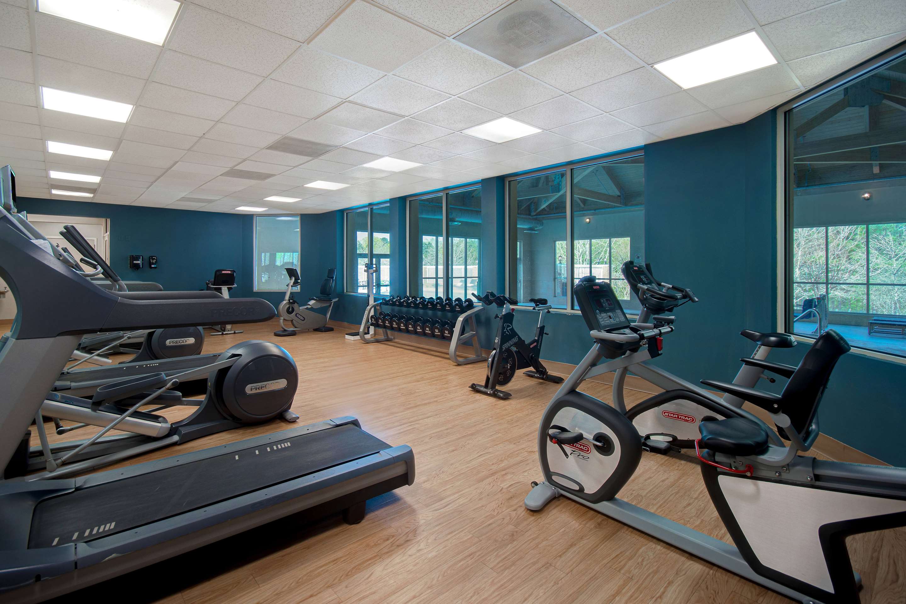 Health club fitness center gym